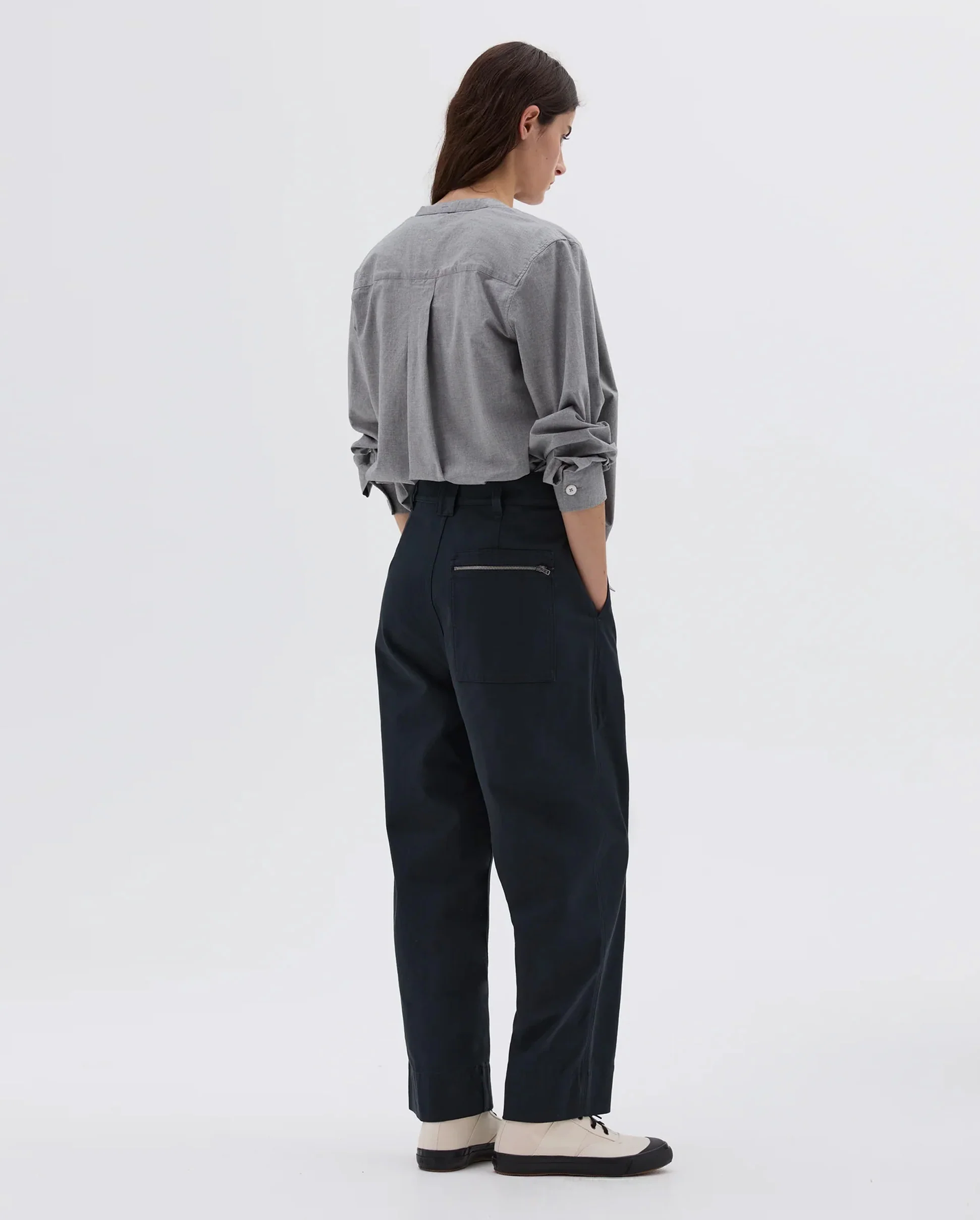 MHL UTILITY TROUSER / NAVY - Image 2