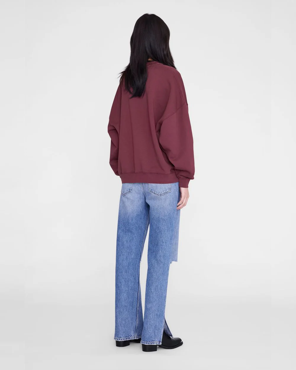 MILES SWEATSHIRT LETTERMAN / FIG - Image 2