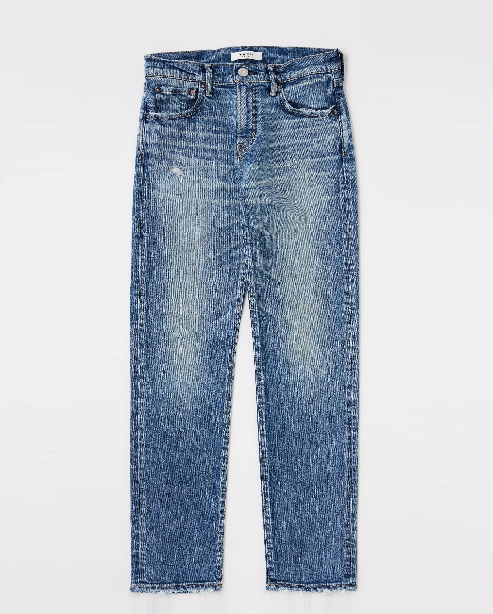 LINDEN SLIM STRAIGHT / MID BLUE