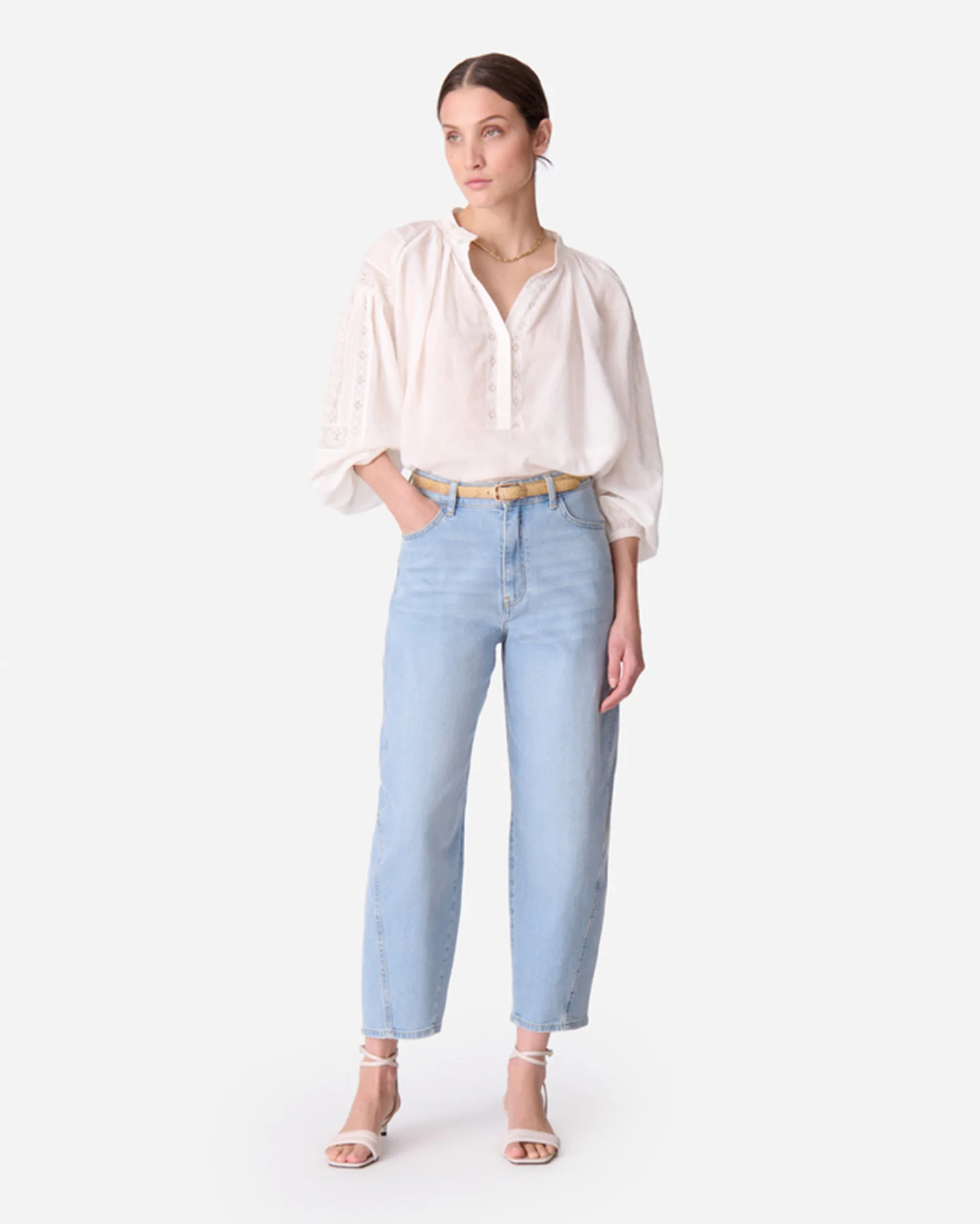 NIPOA BLOUSE / OFF WHITE - Image 3