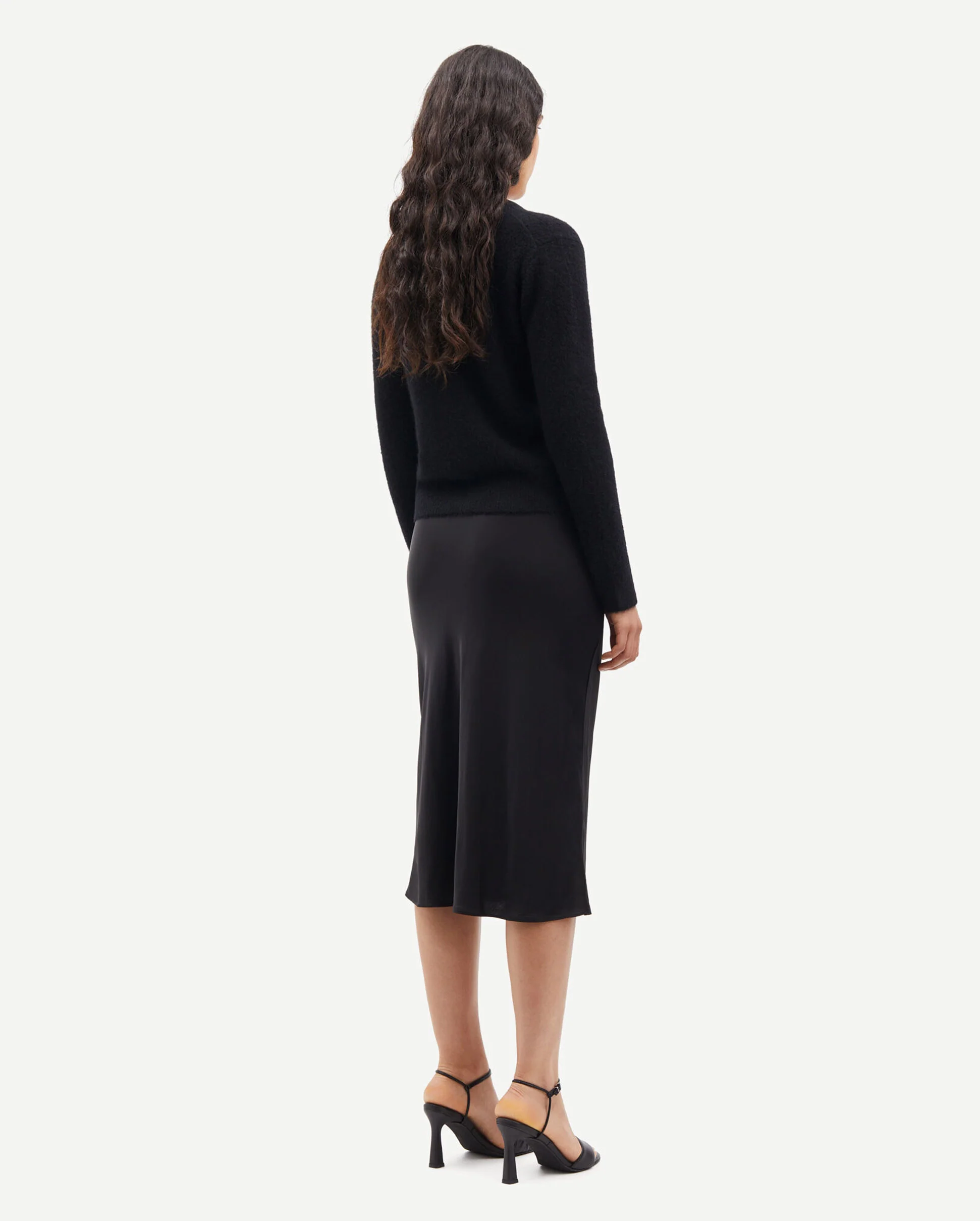 NOR SHORT CARDIGAN 7355 / BLACK - Image 3