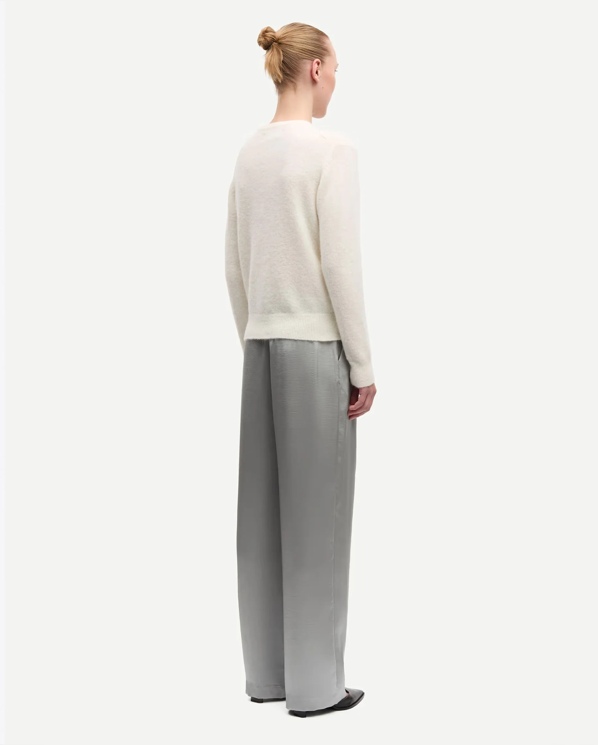 NOR SHORT CARDIGAN 7355 / CLEAR CREAM - Image 3