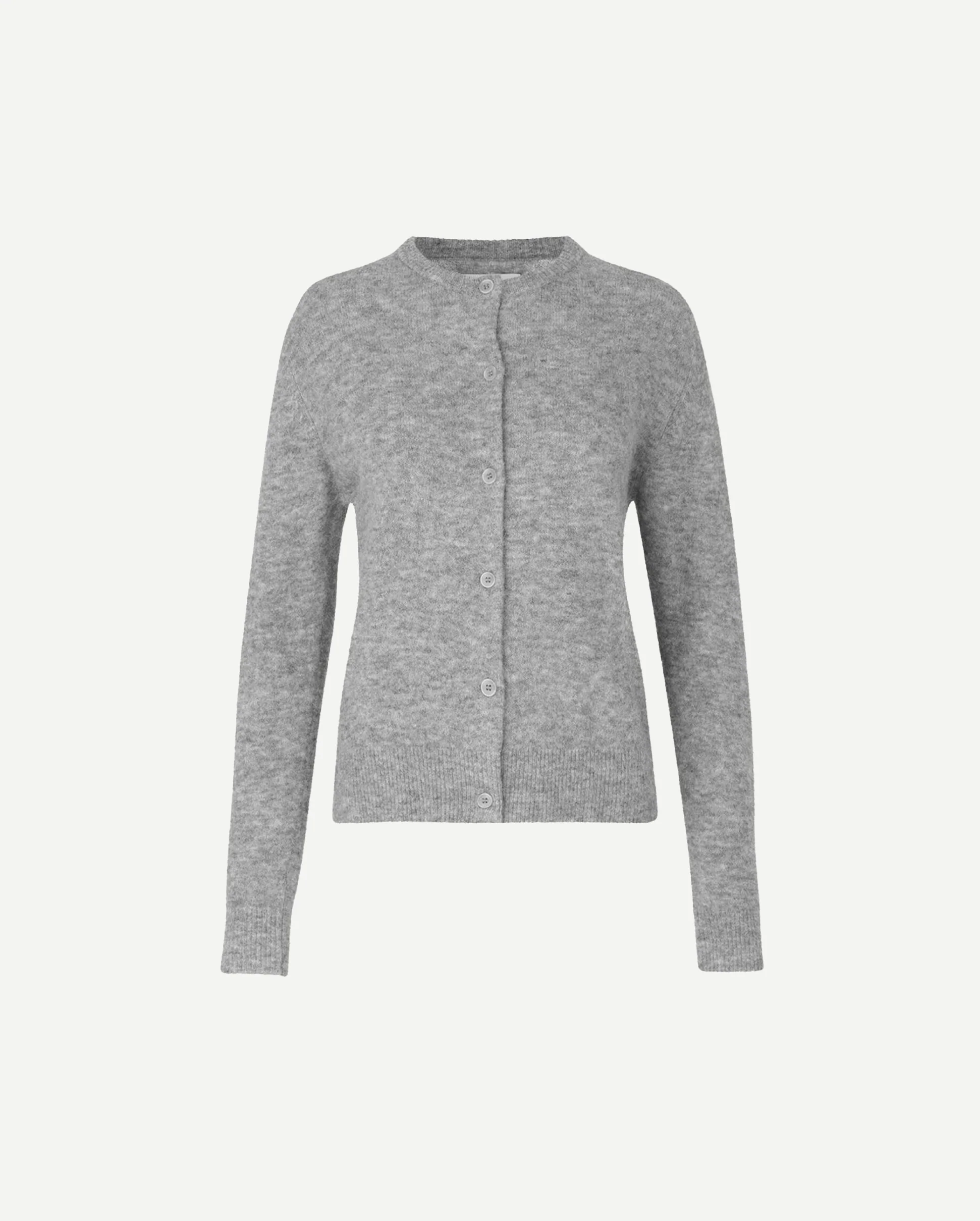 NOR SHORT CARDIGAN 7355 / GREY MEL - Image 6
