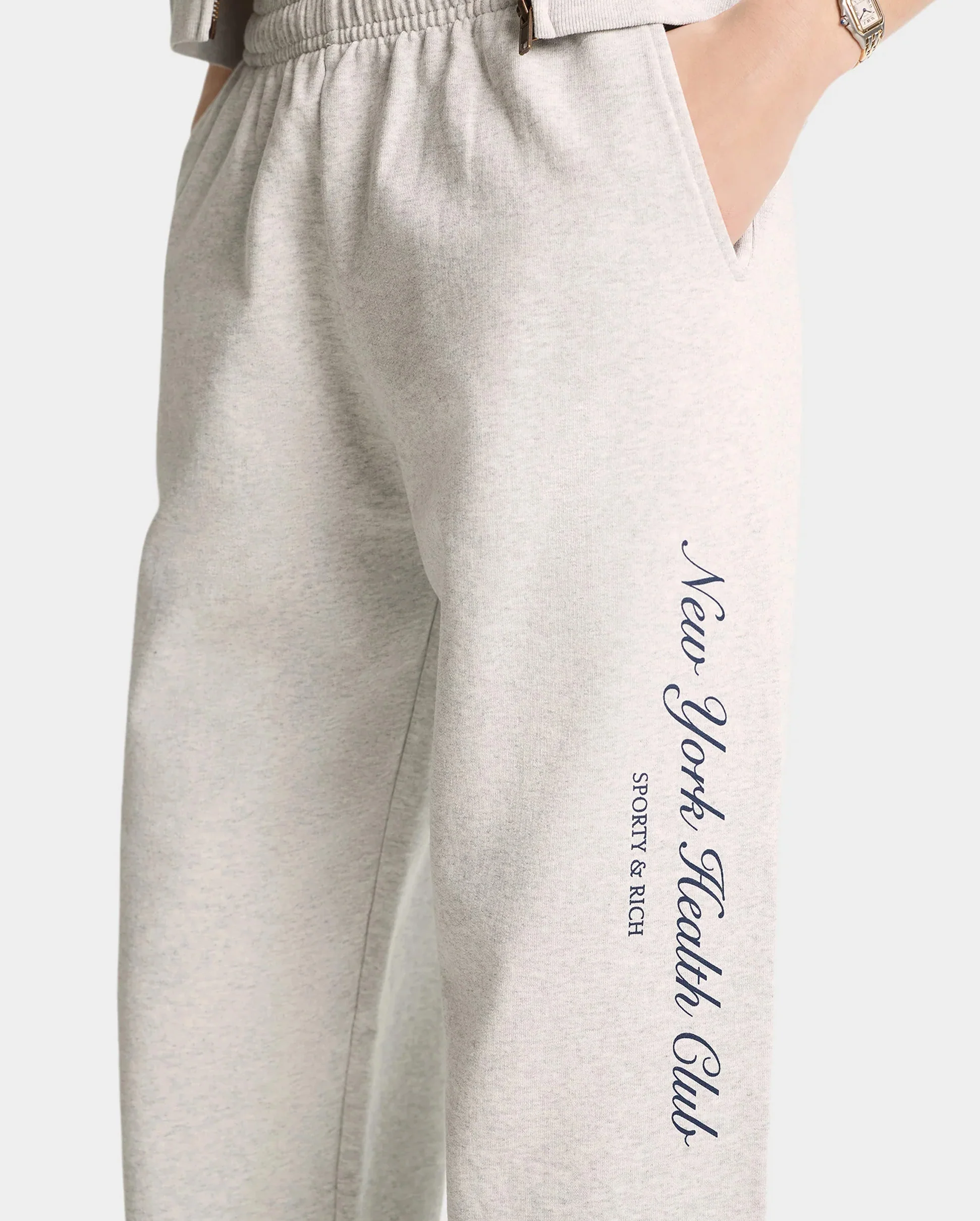 NY HEALTH CLUB SWEATPANT / HEATHER GRAY - Image 4