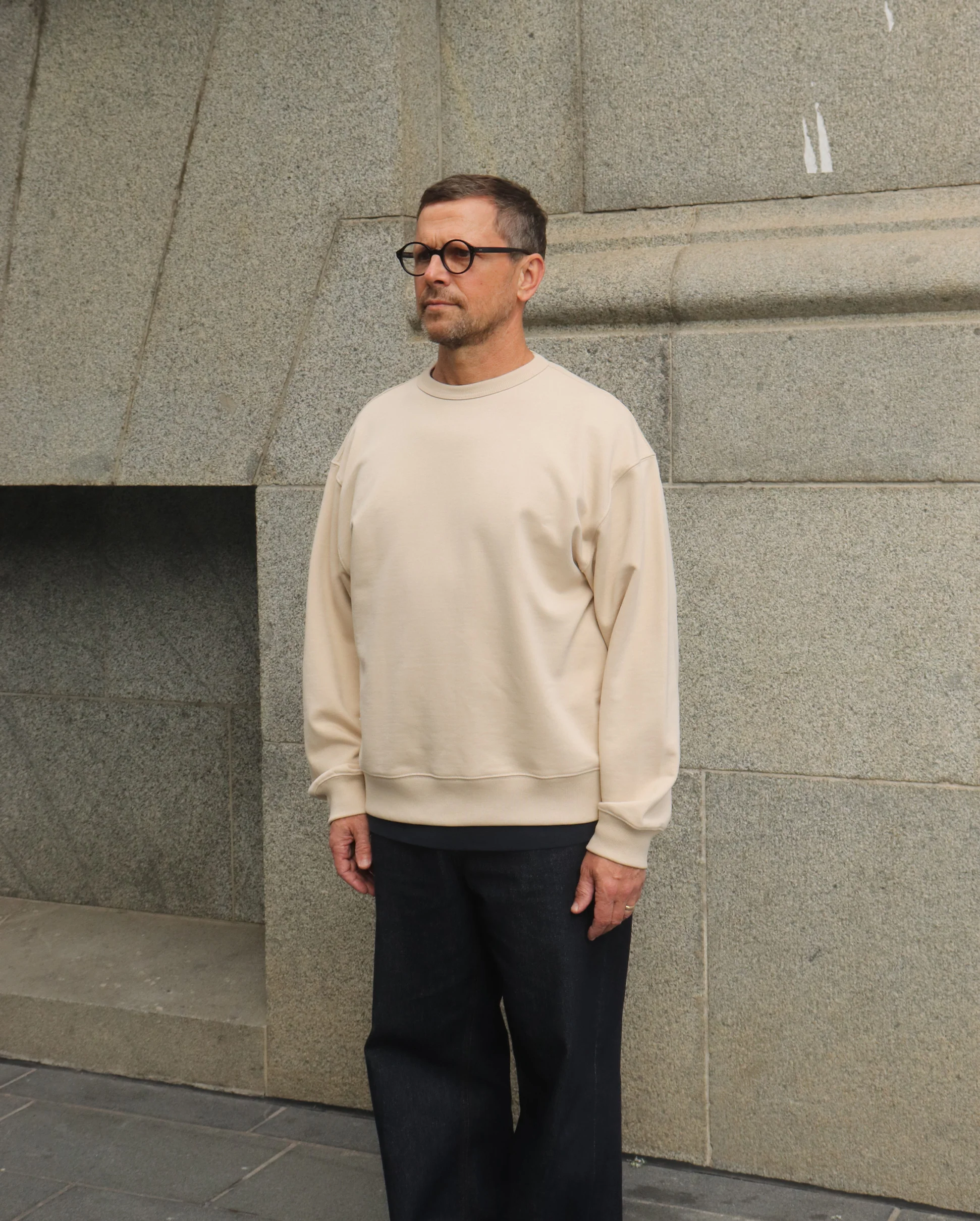 OVERSIZED SWEATER 1610 / BEIGE