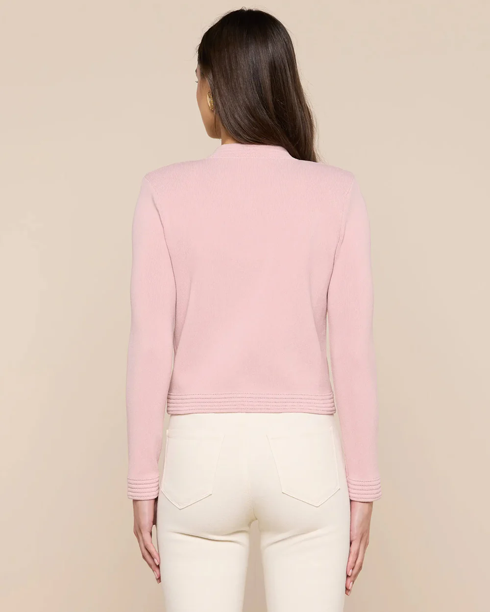 PATSY CREW CARDI / MISTY ROSE - Image 4