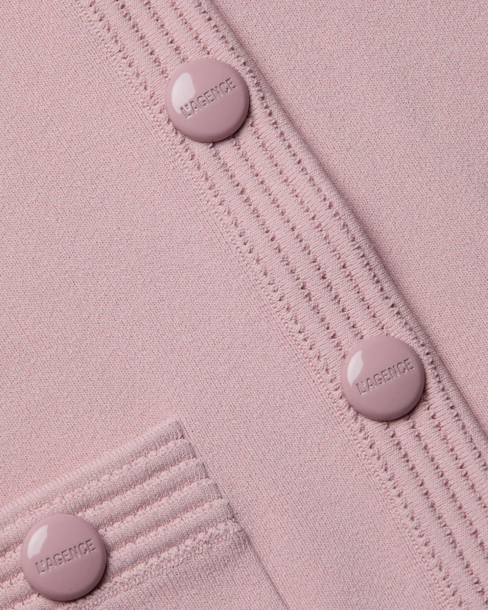 PATSY CREW CARDI / MISTY ROSE - Image 5