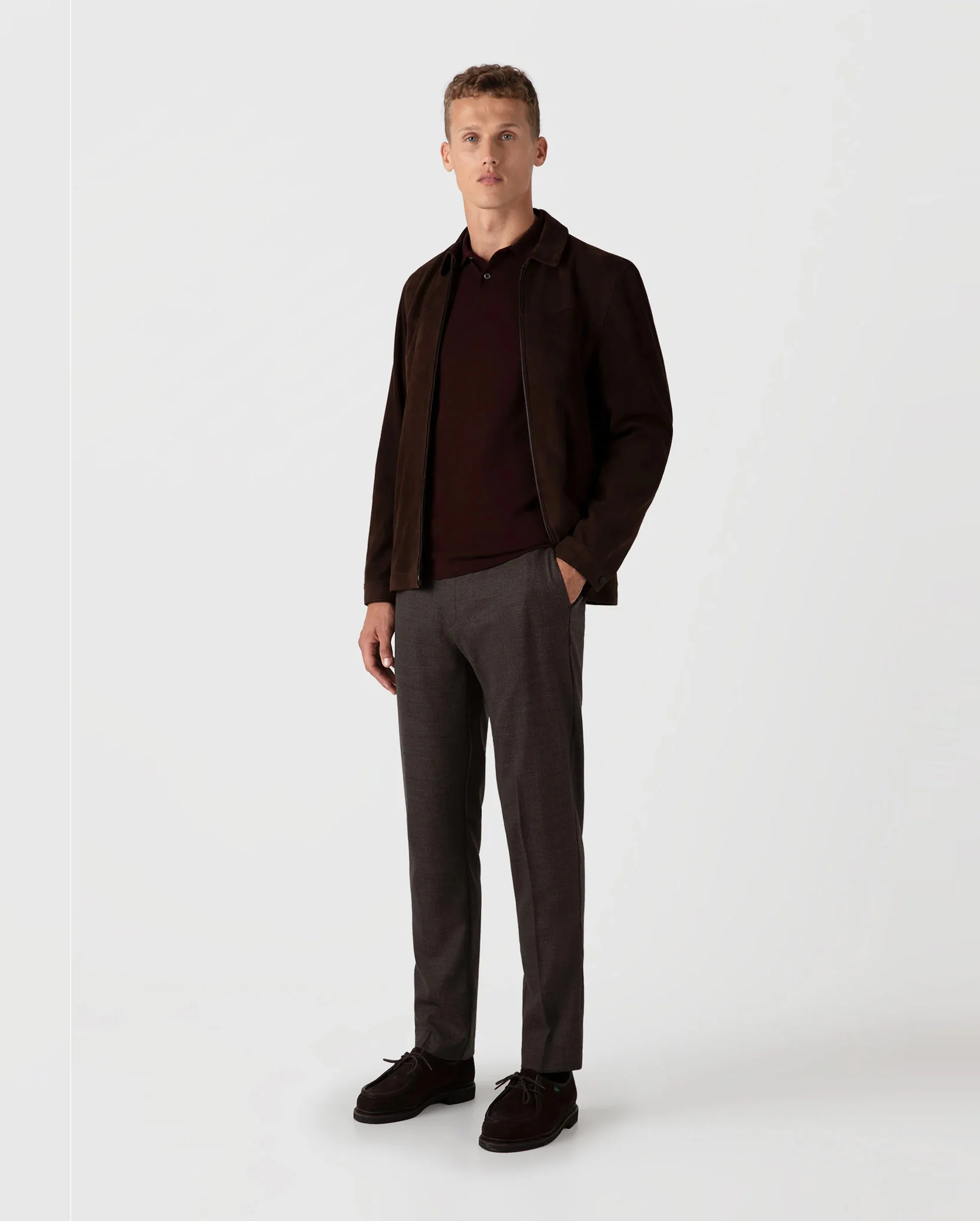 PIQUÉ POLO SHIRT / RAISIN - Image 2