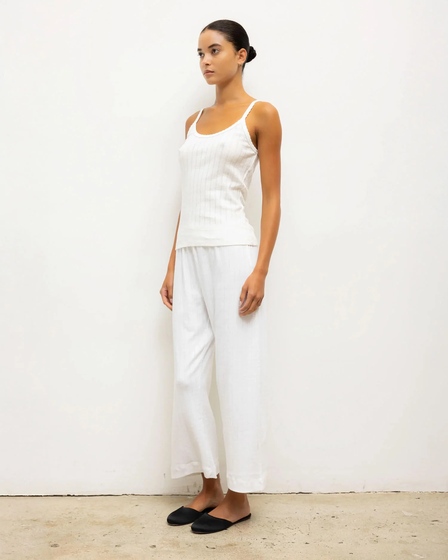 POINTELLE TANK / WHITE - Image 5