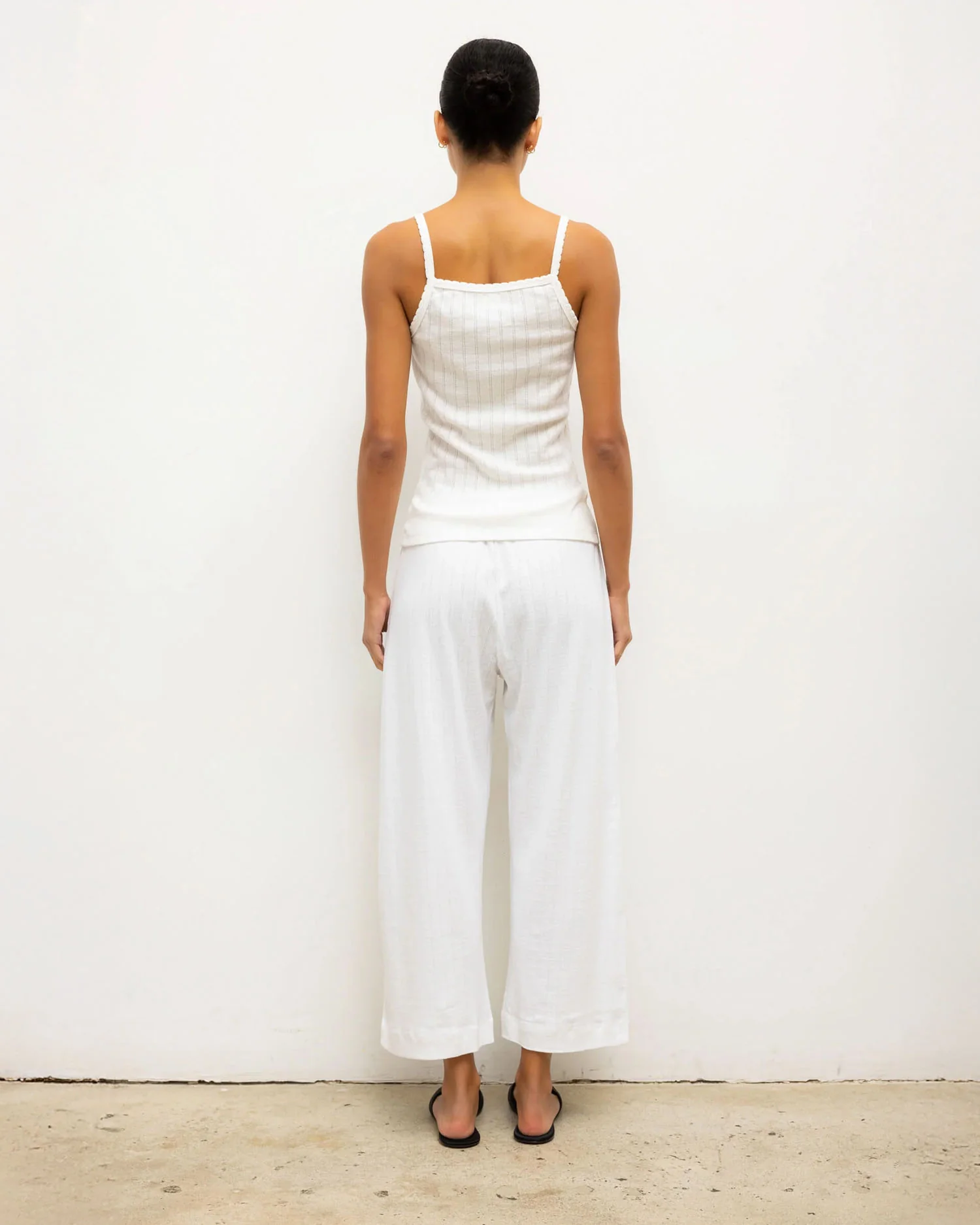 POINTELLE TANK / WHITE - Image 6
