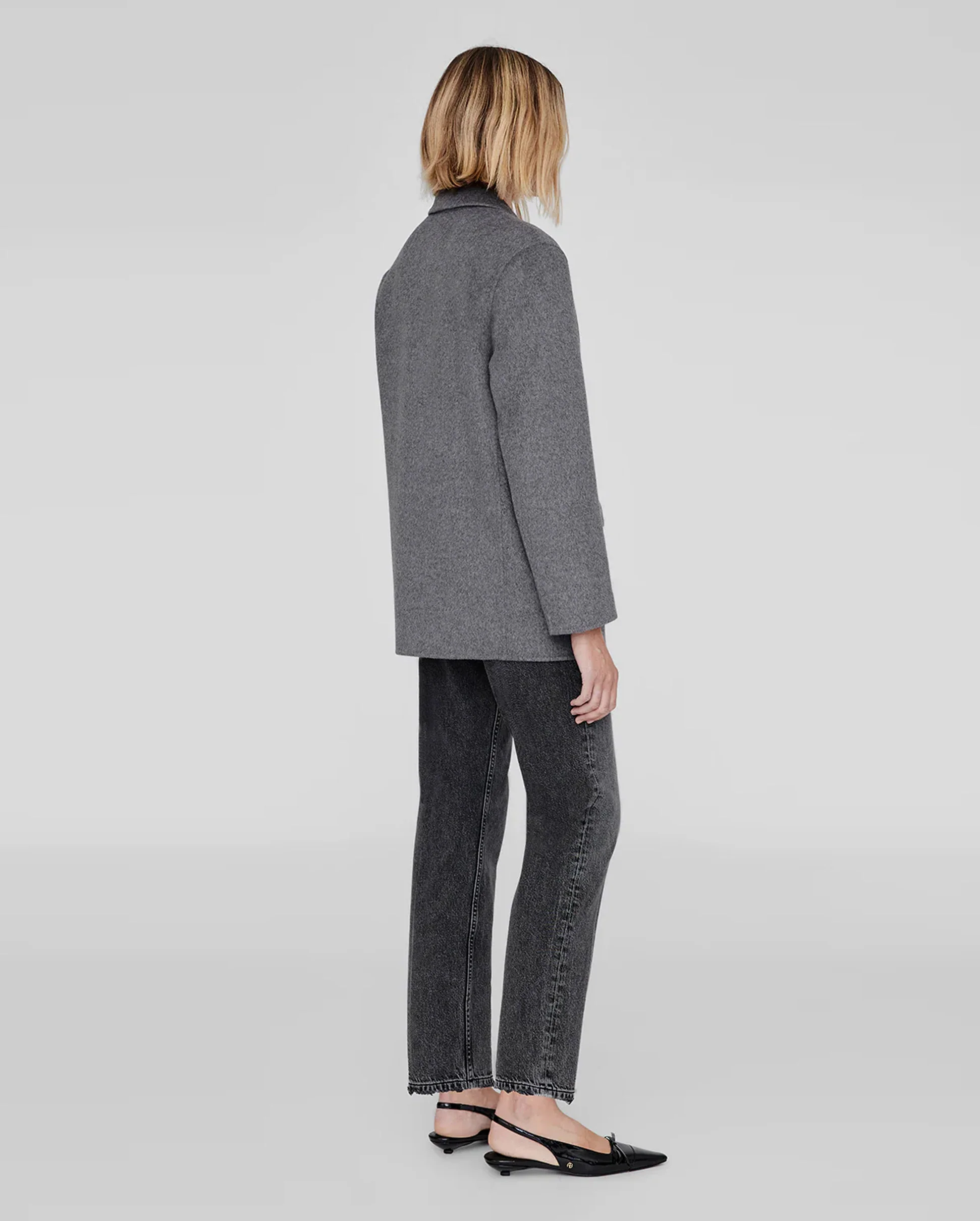 QUINN BLAZER / HEATHER GREY - Image 3