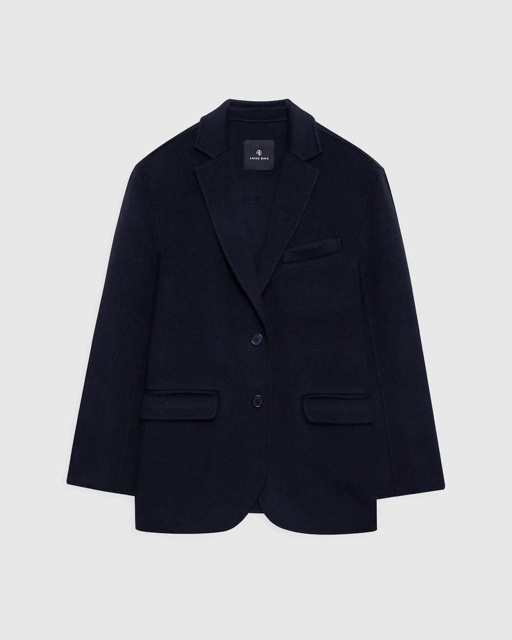 QUINN BLAZER / MIDNIGHT BLUE CASHMERE BLEND - Image 4