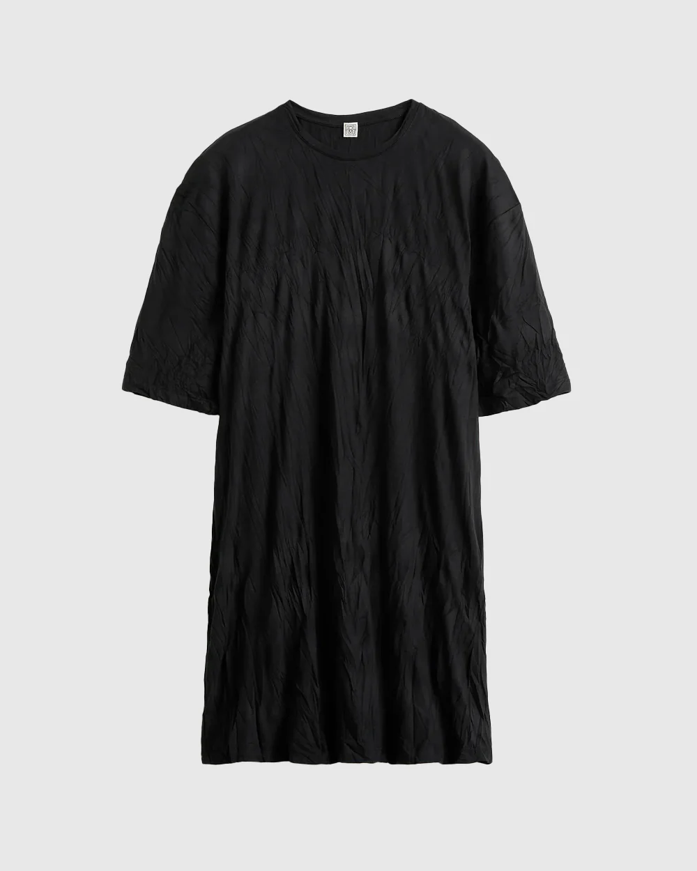 RELAXED TEE DRESS / BLACK - Image 5