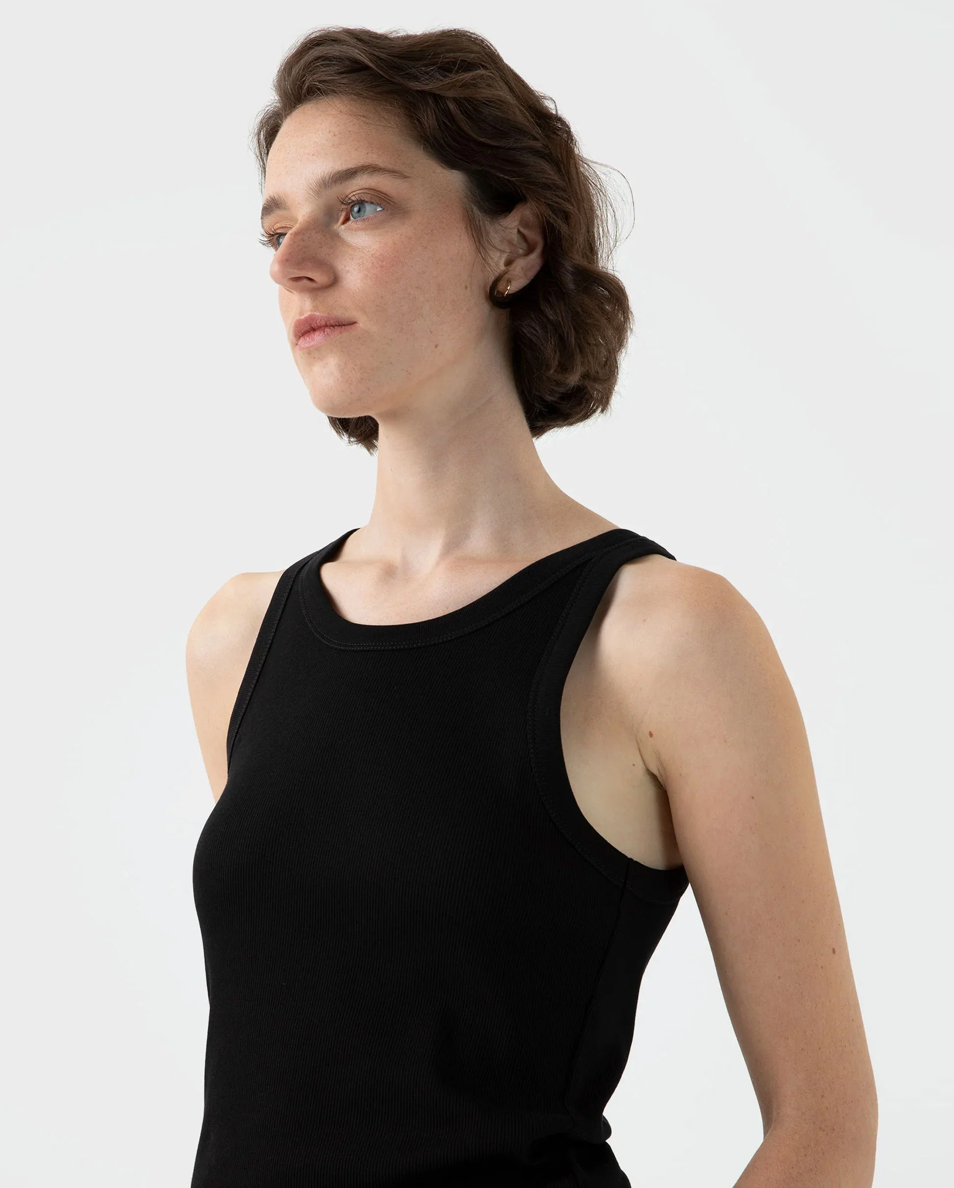RIB VEST / BLACK - Image 3