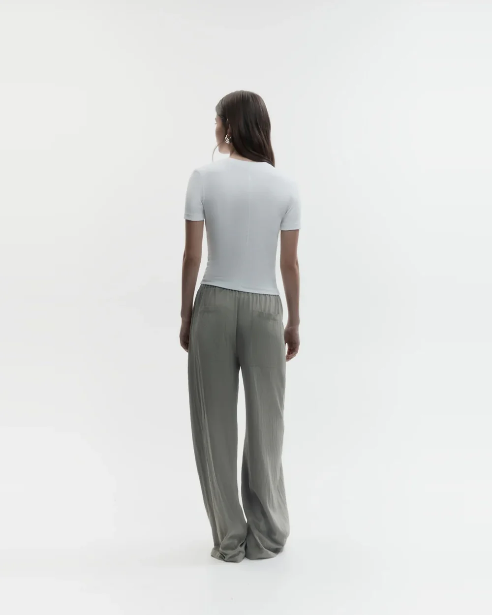 RIBBED TEE / WHITE - Image 3