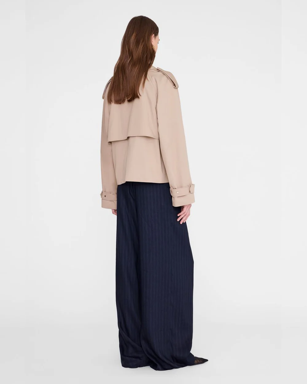 RICKIE CROPPED TRENCH / BEIGE - Image 2