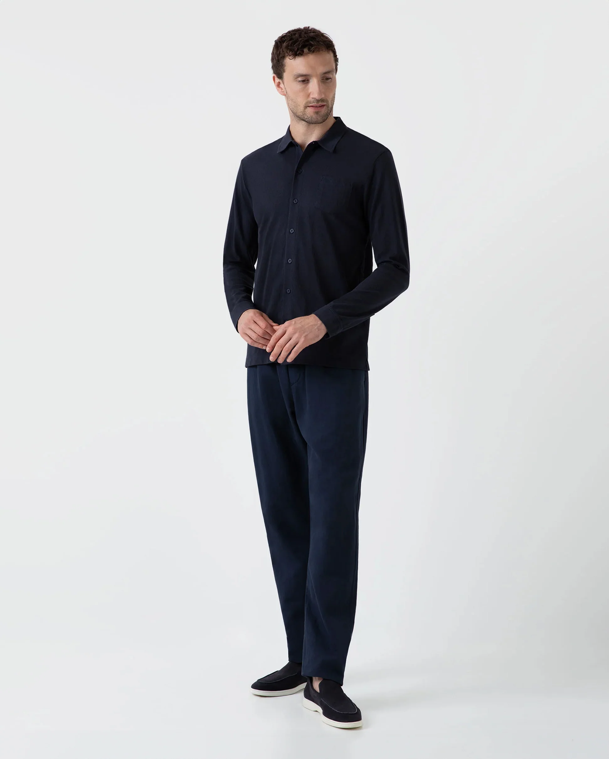 RIVIERA SHIRT / NAVY - Image 2