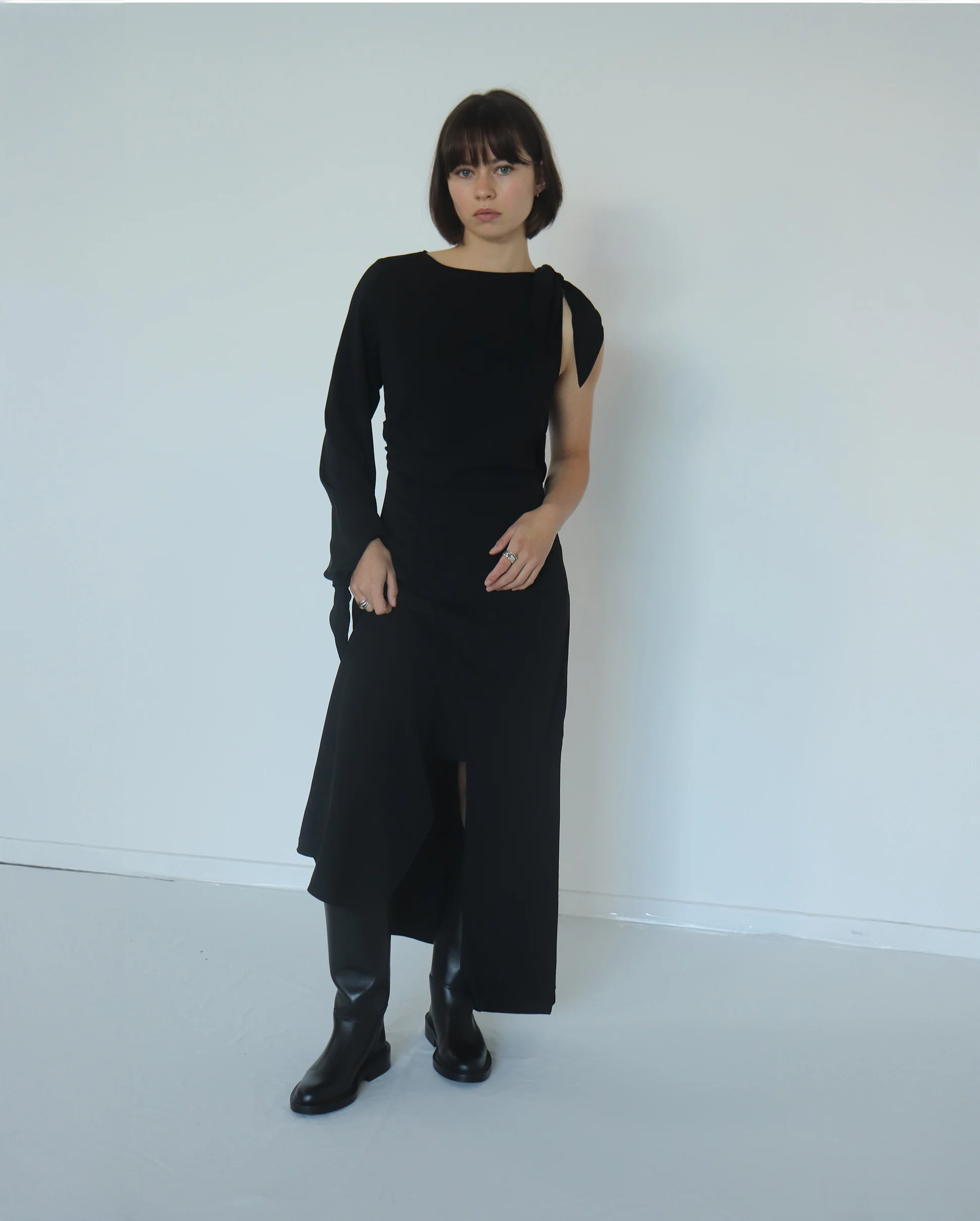 SAALBA DRESS 15455 / BLACK - Image 2