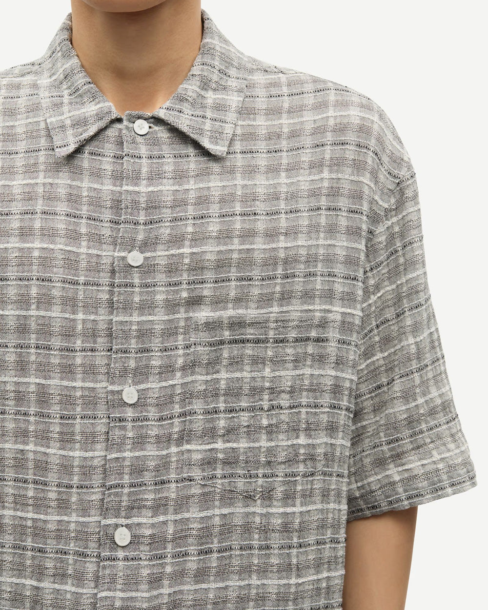 SAAYO P SHIRT 15970 / BLACK CH. - Image 2
