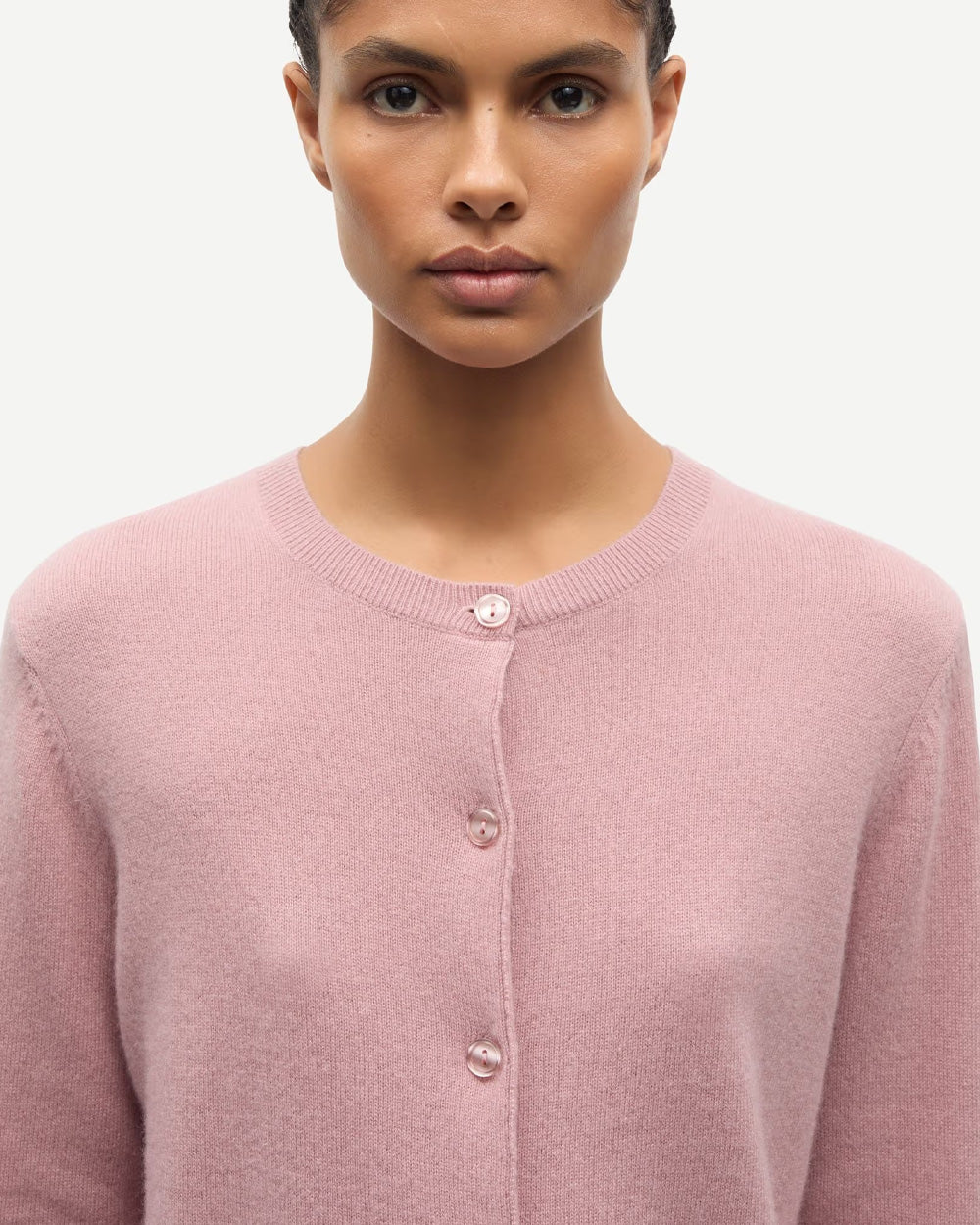 SABOSTON CARDIGAN 6304 / ORCHID HAZE MEL. - Image 2