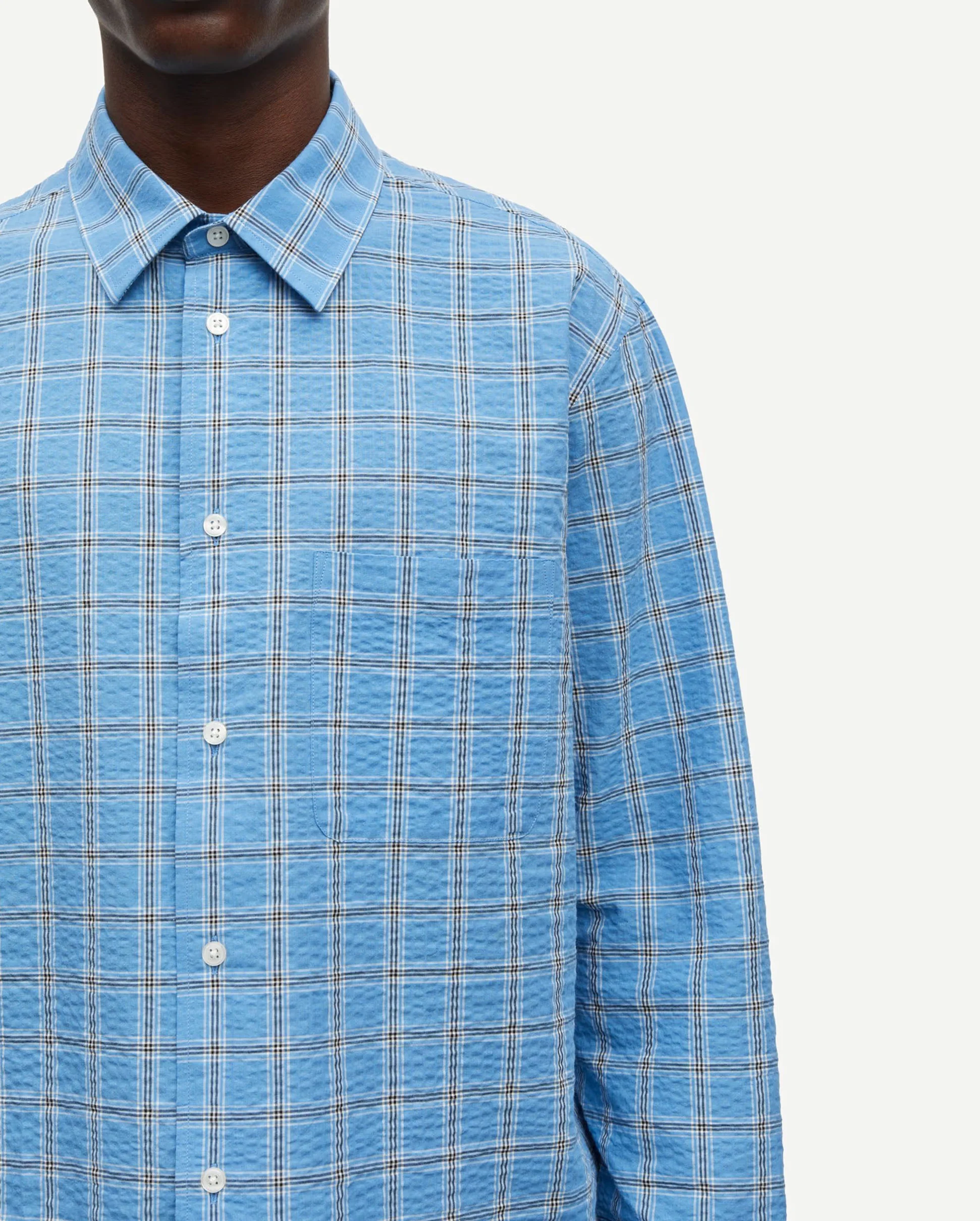 SADAMON J SHIRT 15661 / BLUE JASPER CH. - Image 2