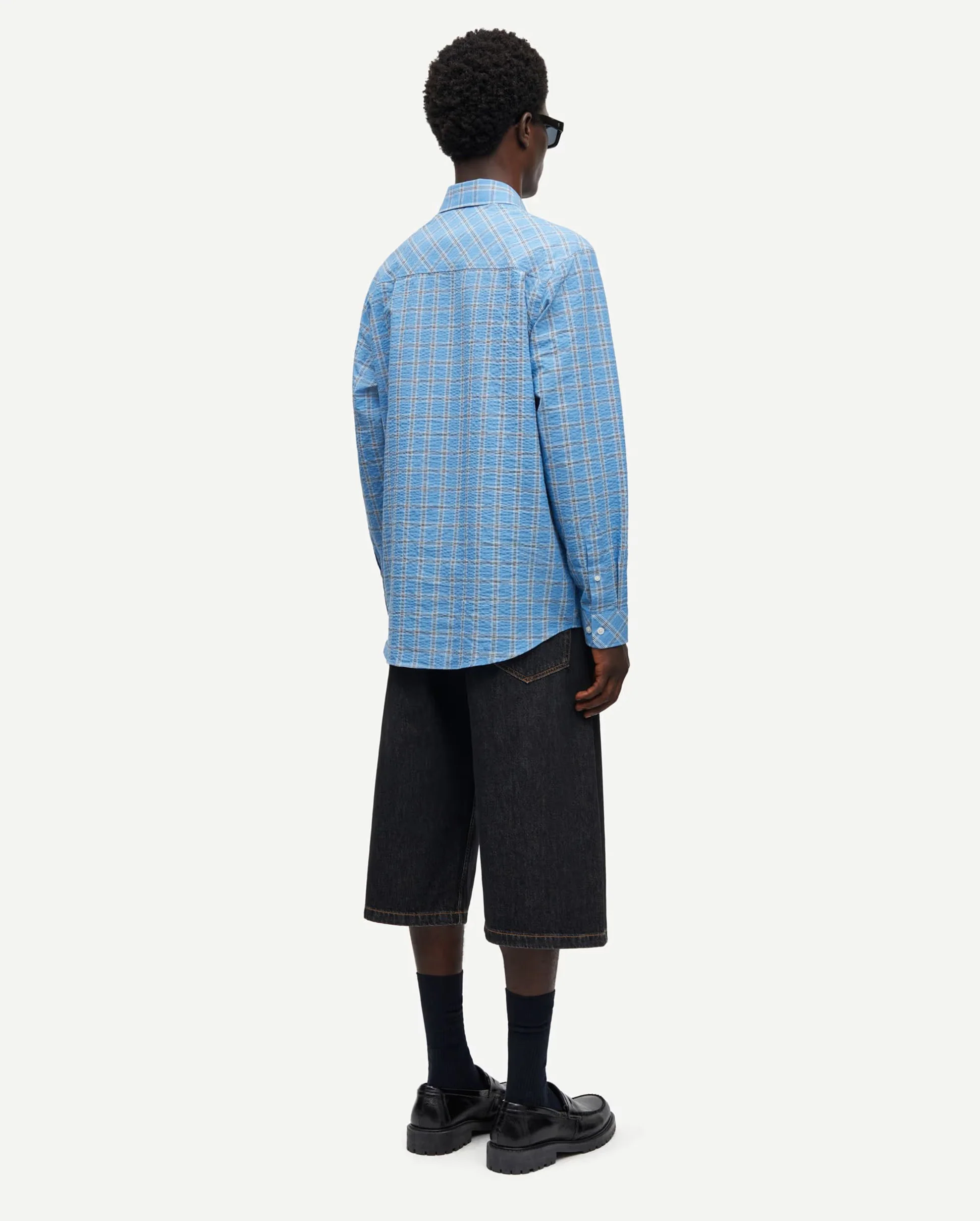 SADAMON J SHIRT 15661 / BLUE JASPER CH. - Image 3