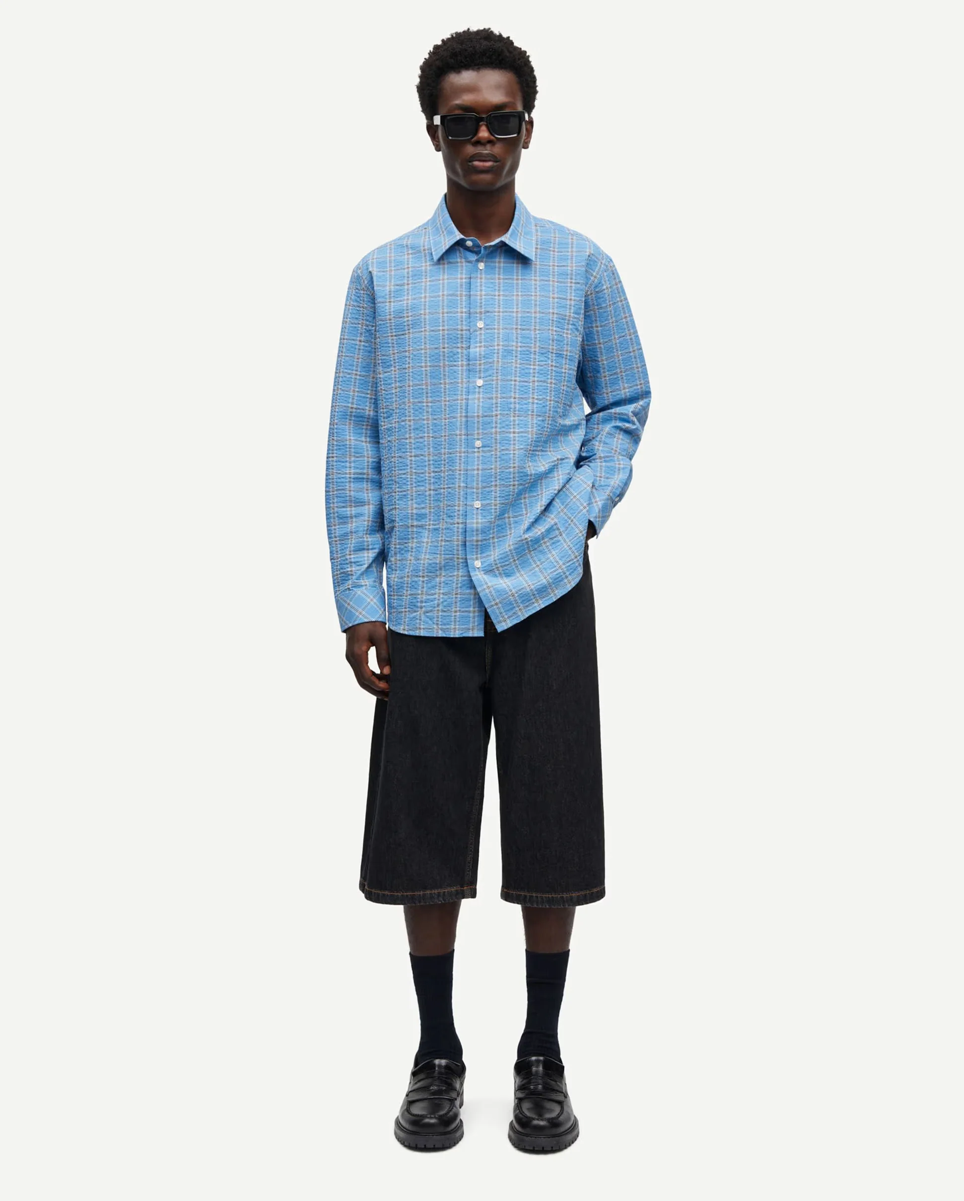 SADAMON J SHIRT 15661 / BLUE JASPER CH. - Image 5