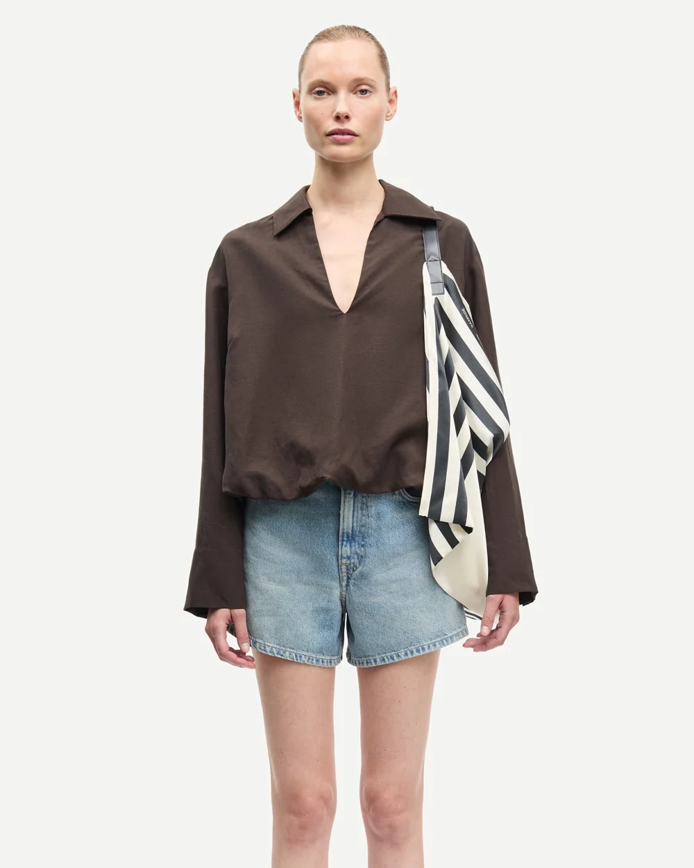SADAPHNE SHIRT 15262 / MULCH