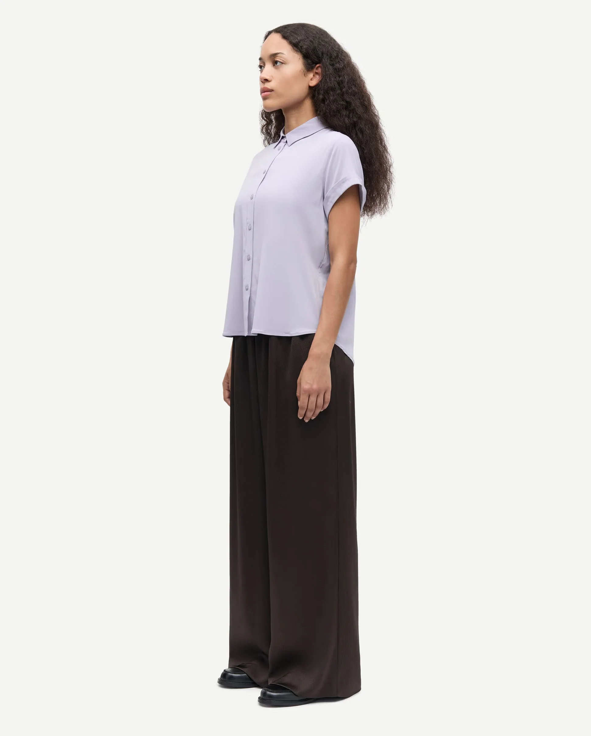SAHELENA TROUSERS 12959 / BLACK COFFEE - Image 3