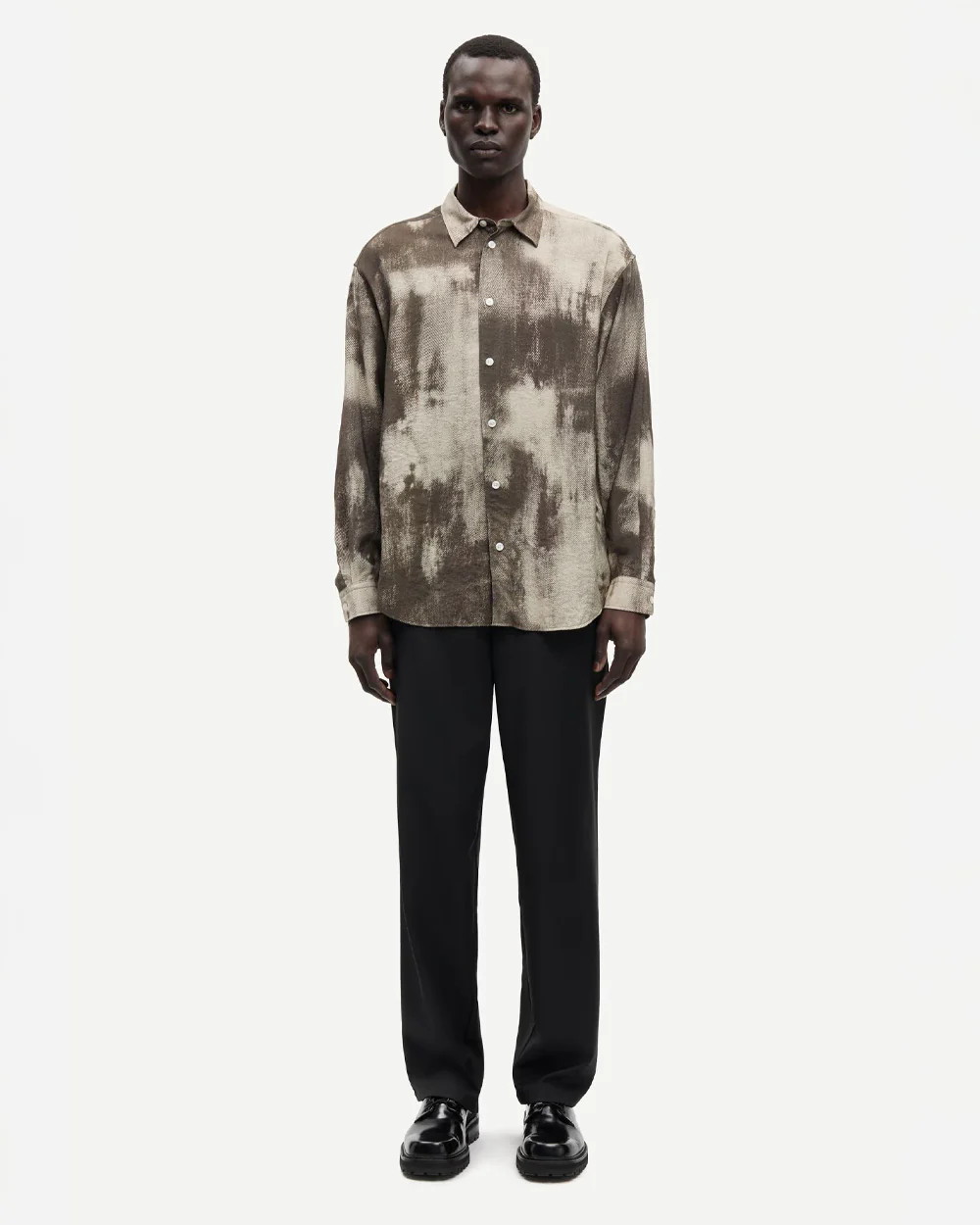 SALUAN X SHIRT 15961 / RUSTIC BROWN - Image 4