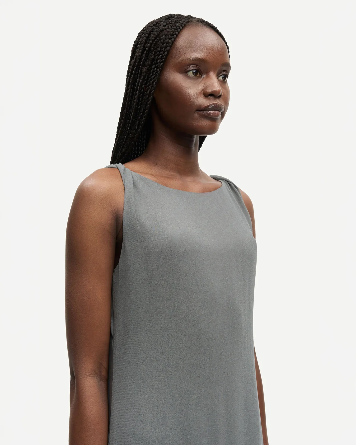 SAMIKA DRESS 15932 / GUNMETAL - Image 3
