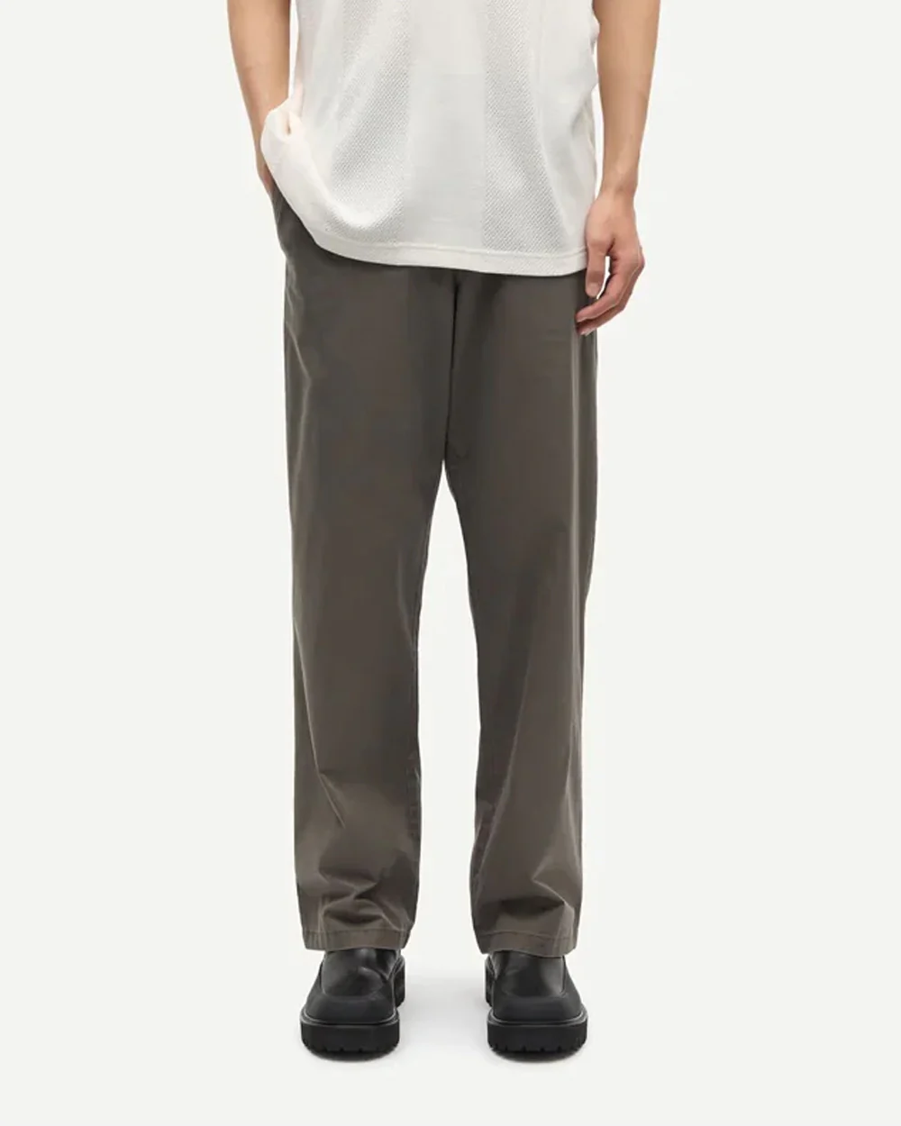 SANOAH FLEX TROUSERS 15717 / BLACK OLIVE