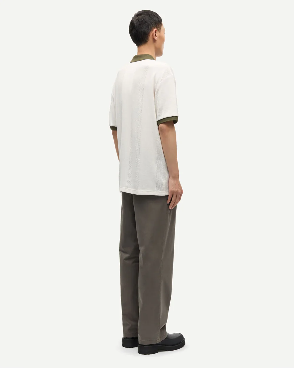 SANOAH FLEX TROUSERS 15717 / BLACK OLIVE - Image 4