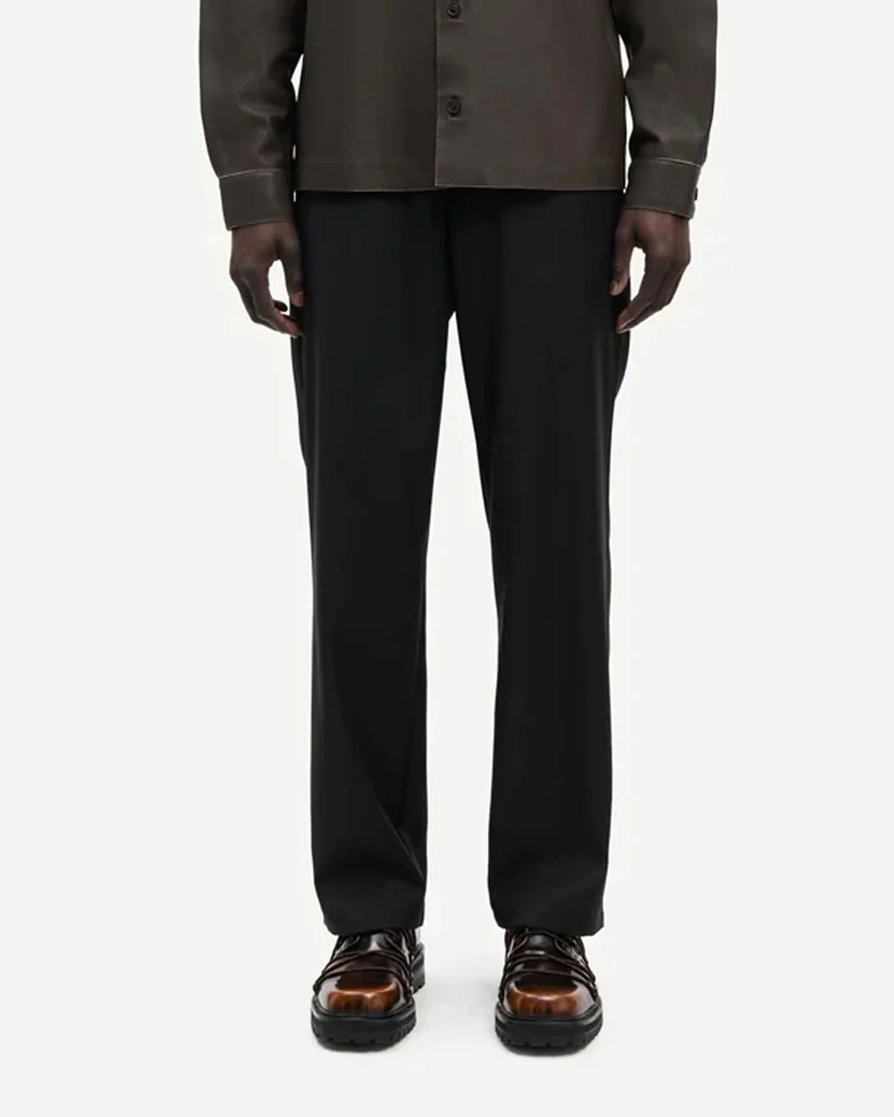 SANOAH FLEX TROUSERS 15969 / BLACK MEL.