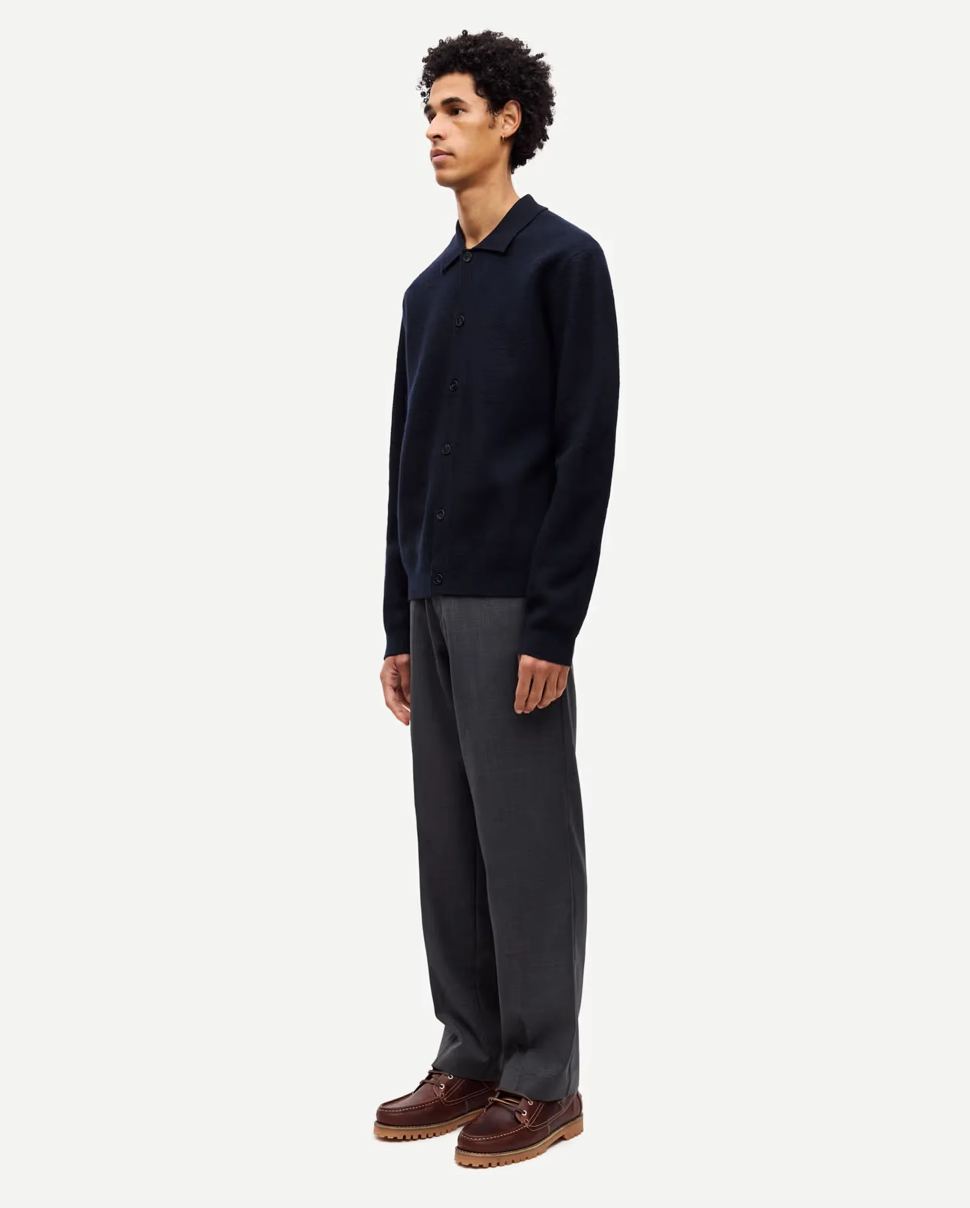 SANOAH TROUSERS 15350 / DARK GREY MEL. - Image 3
