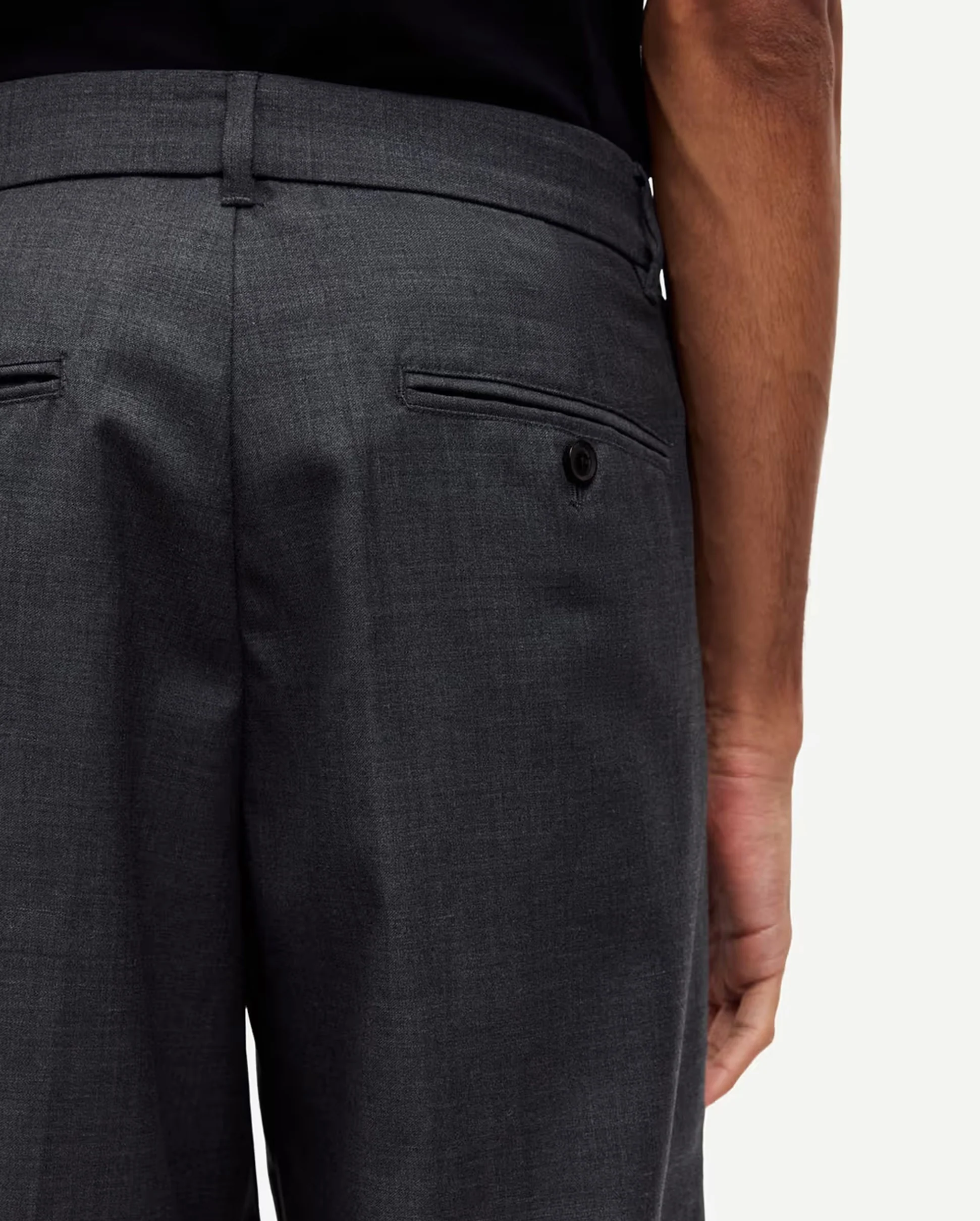 SANOAH TROUSERS 15350 / DARK GREY MEL. - Image 5