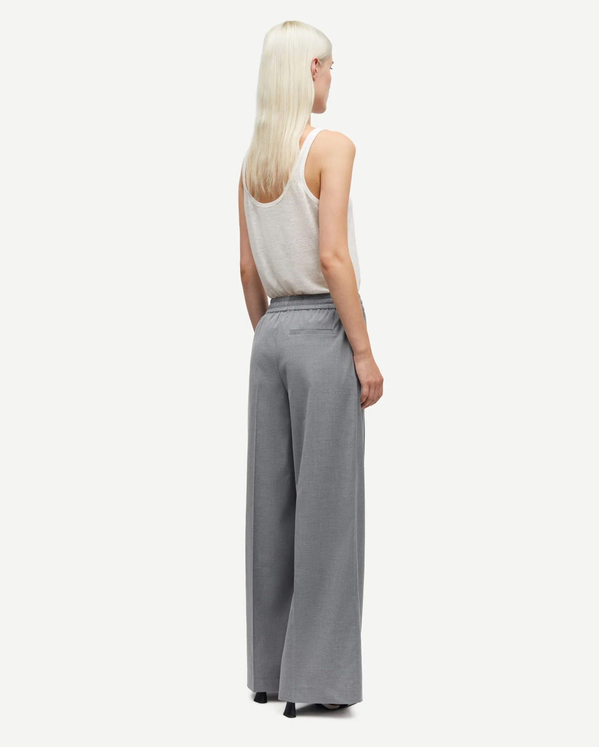 SARILA TROUSERS 15145 / GREY MEL. - Image 3