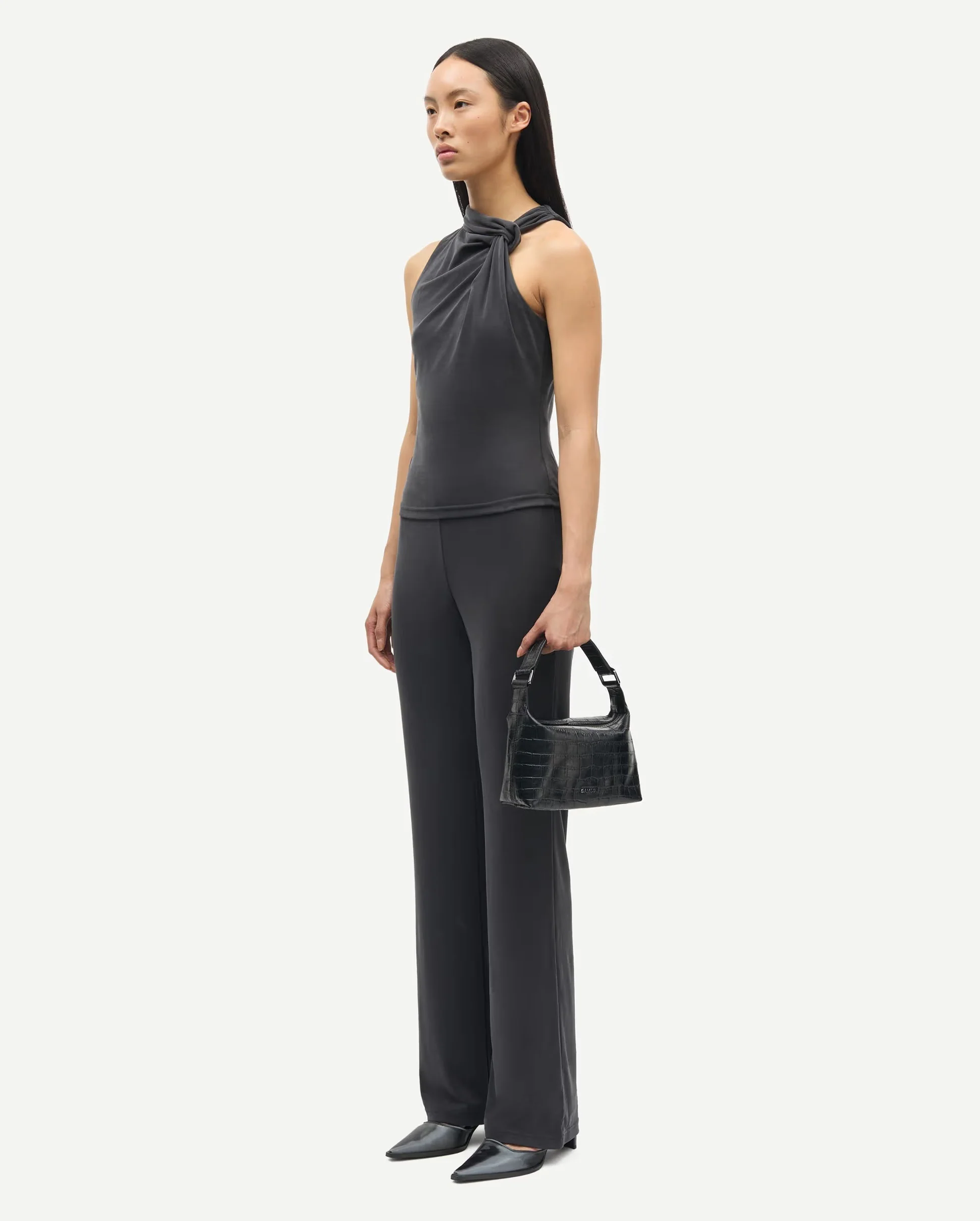 SASUS TROUSERS 15641 / BLACK - Image 3