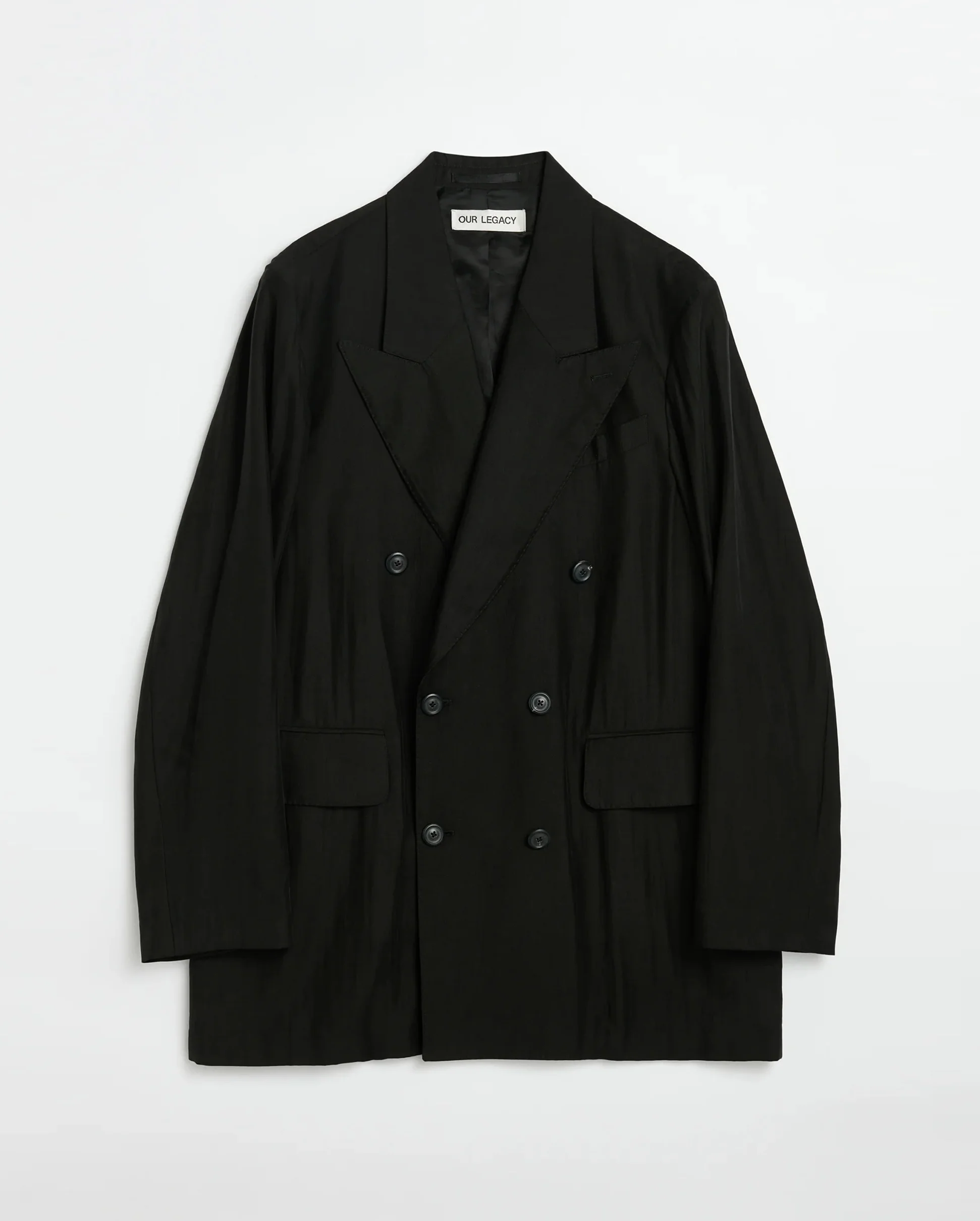 SHARP DB BLAZER / BLACK EXPERIENCED VISCOSE - Image 8