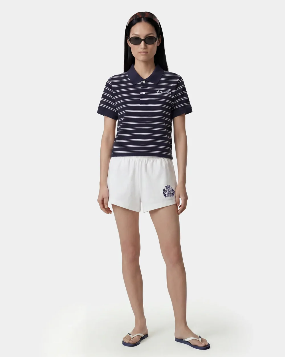 SIGNATURE LOGO POLO / DARK NAVY/WHITE - Image 2