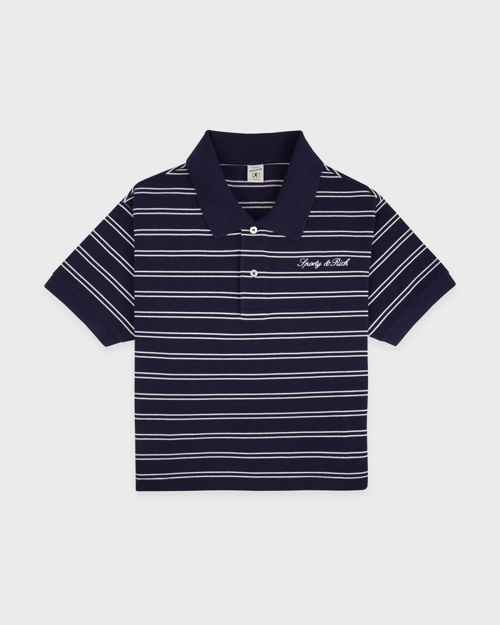 SIGNATURE LOGO POLO / DARK NAVY/WHITE - Image 4