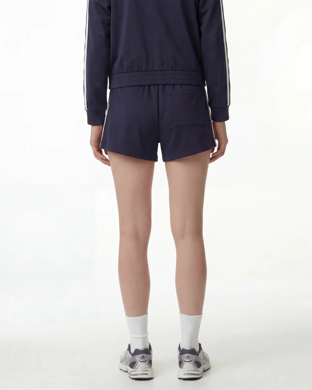 SIGNATURE LOGO RETRO TRACK SHORT / DARK NAVY/WHITE - Image 3