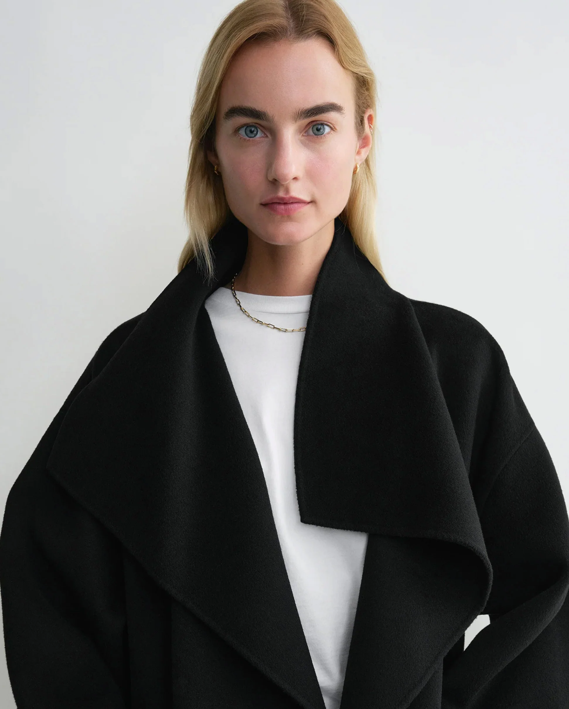 SIGNATURE WOOL CASHMERE COAT / BLACK - Image 4