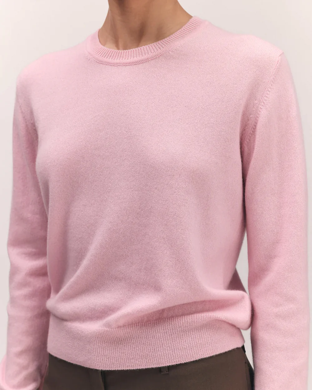 SKYE CASHMERE CREWNECK/ PALE PINK - Image 3