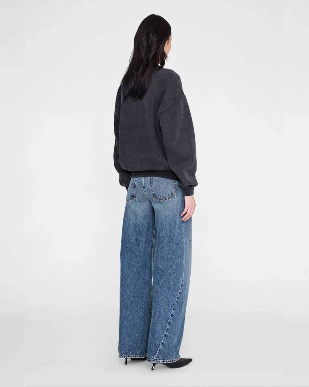 SPENCER SWEATSHIRT LEOPARD / WASHED BLACK - Image 2