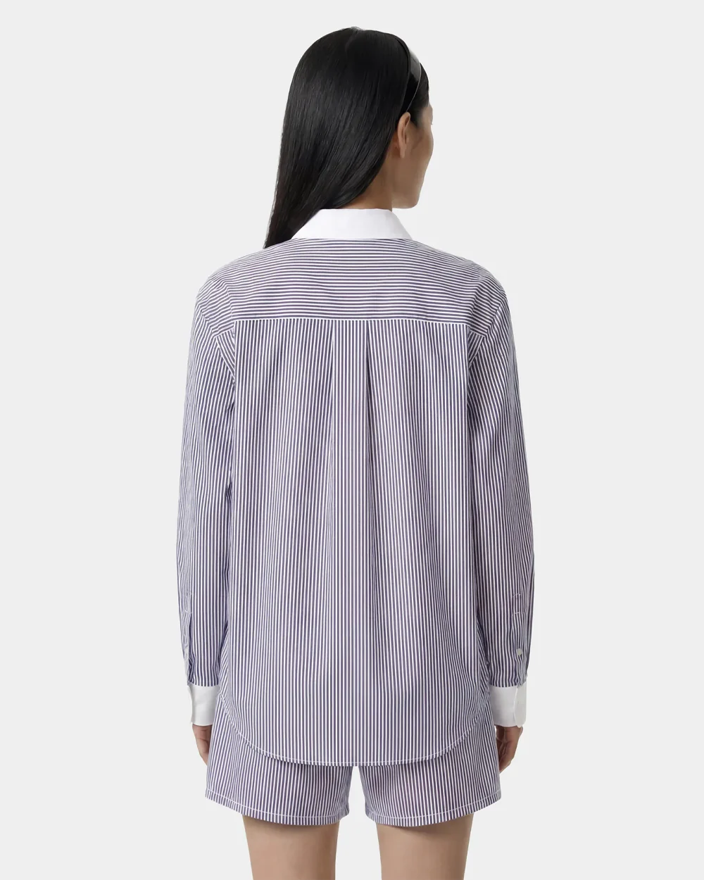 SRC OVERSIZED SHIRT / NAVY STRIPE - Image 3