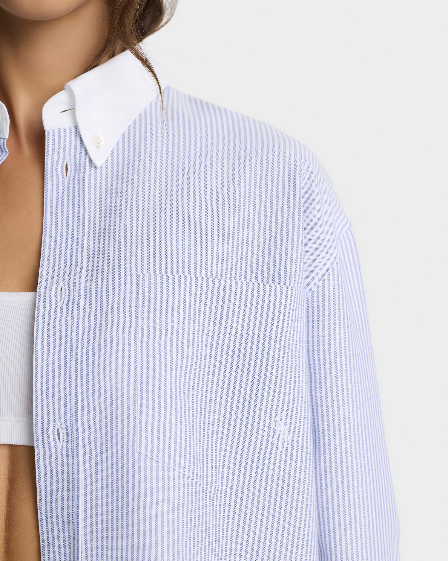 SRC OXFORD SHIRT / NAVY STRIPE - Image 2
