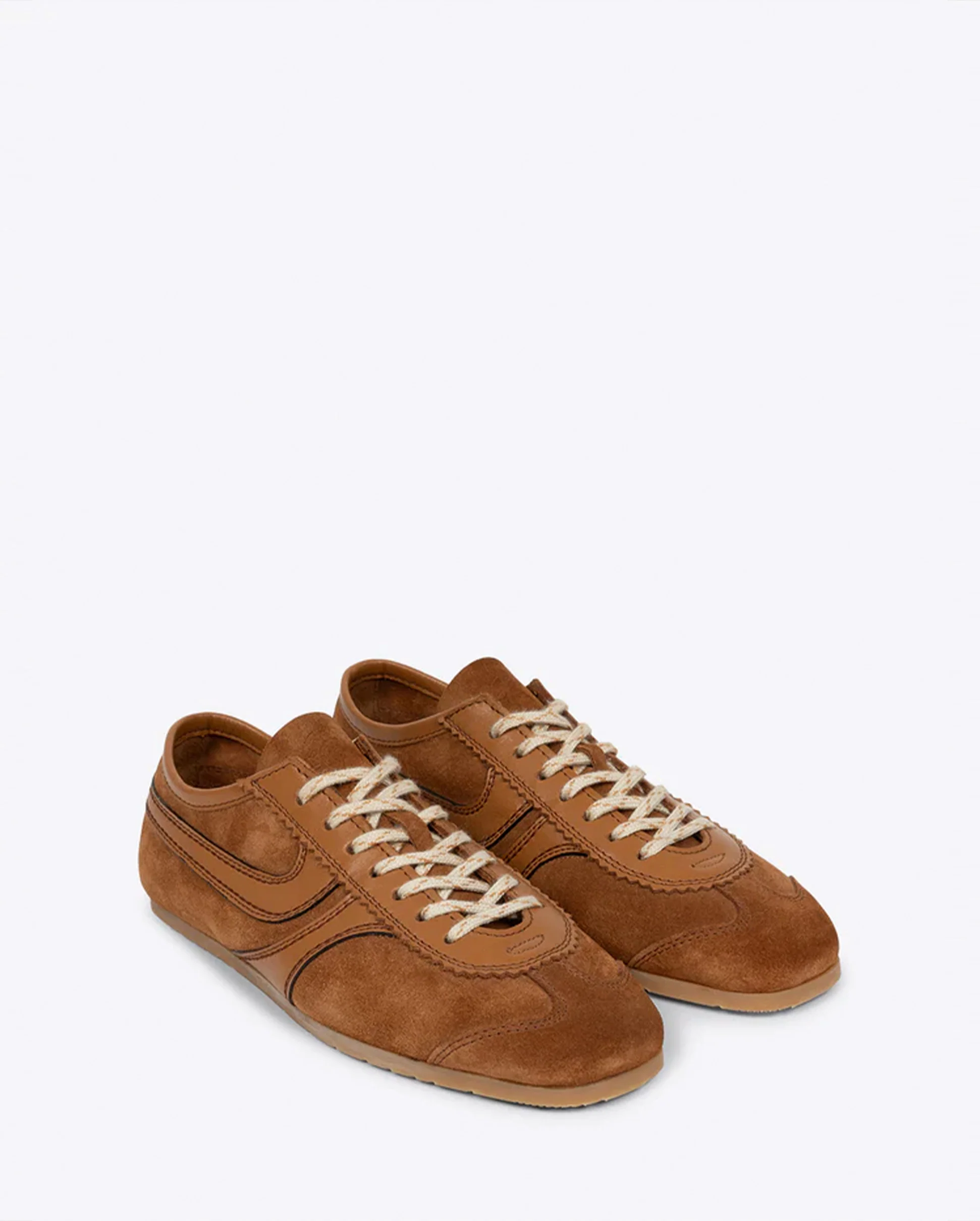 SUEDE SNEAKERS / TAN - Image 3