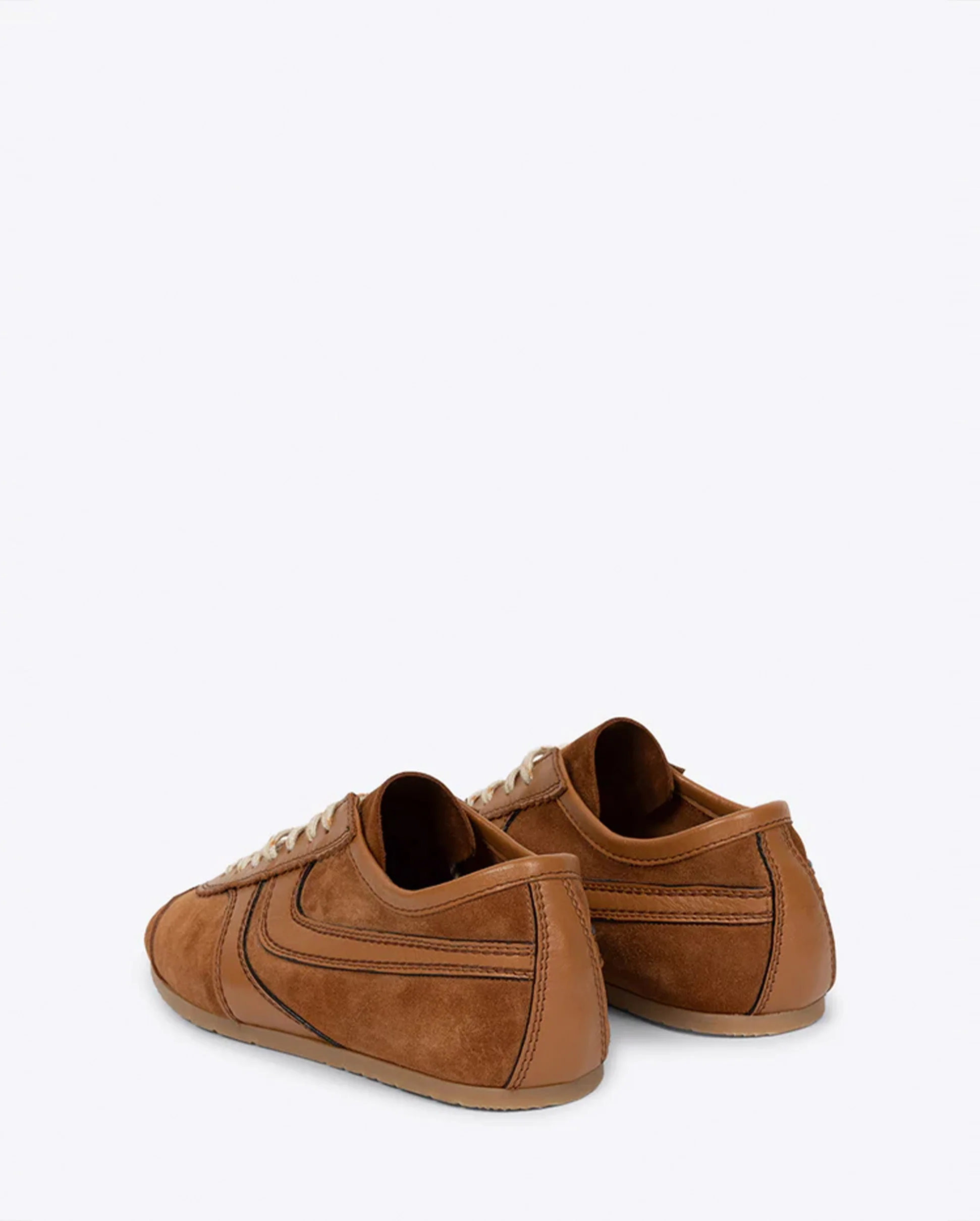 SUEDE SNEAKERS / TAN - Image 4