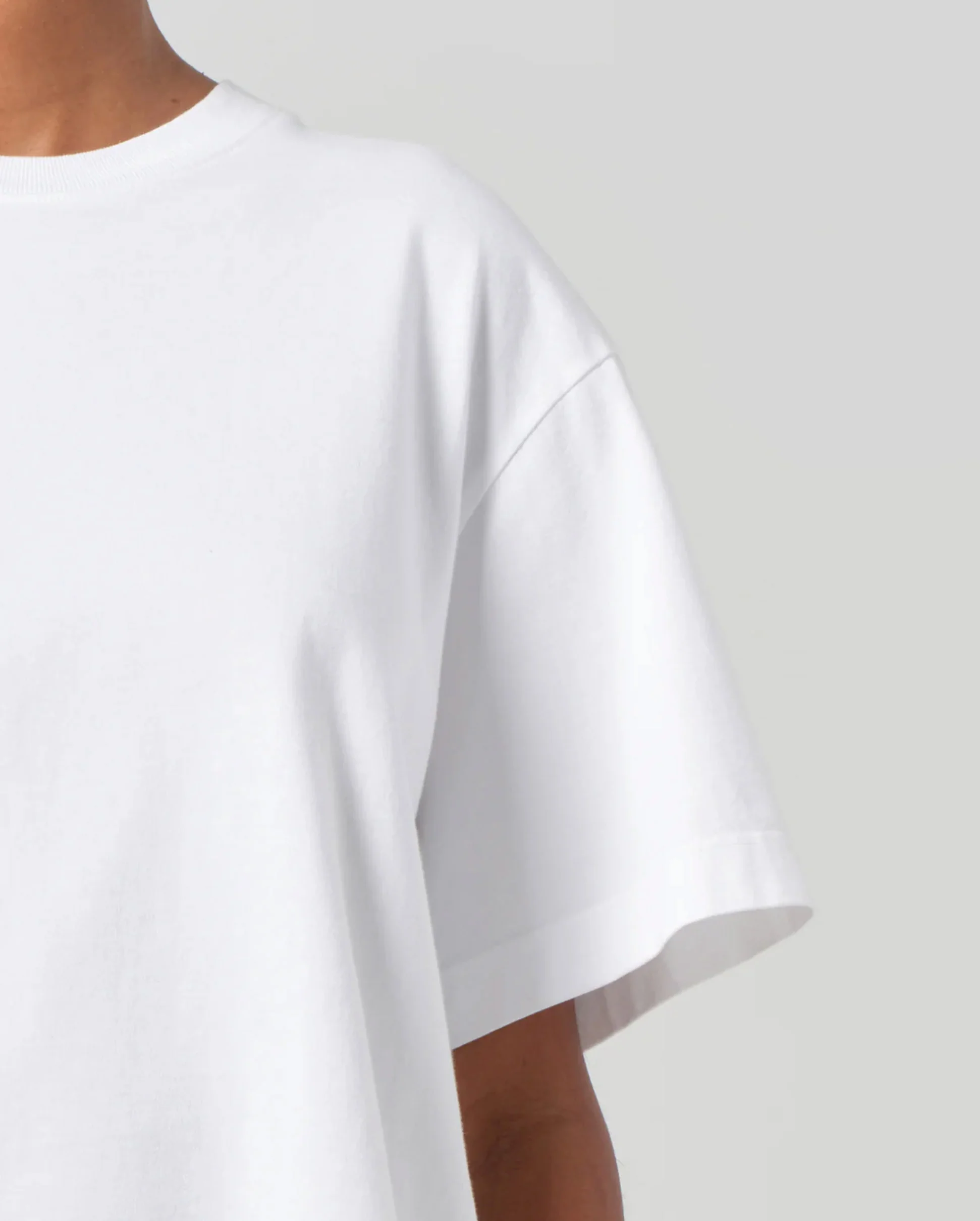 SULMA DROP SHOULDER TEE / WHITE - Image 8